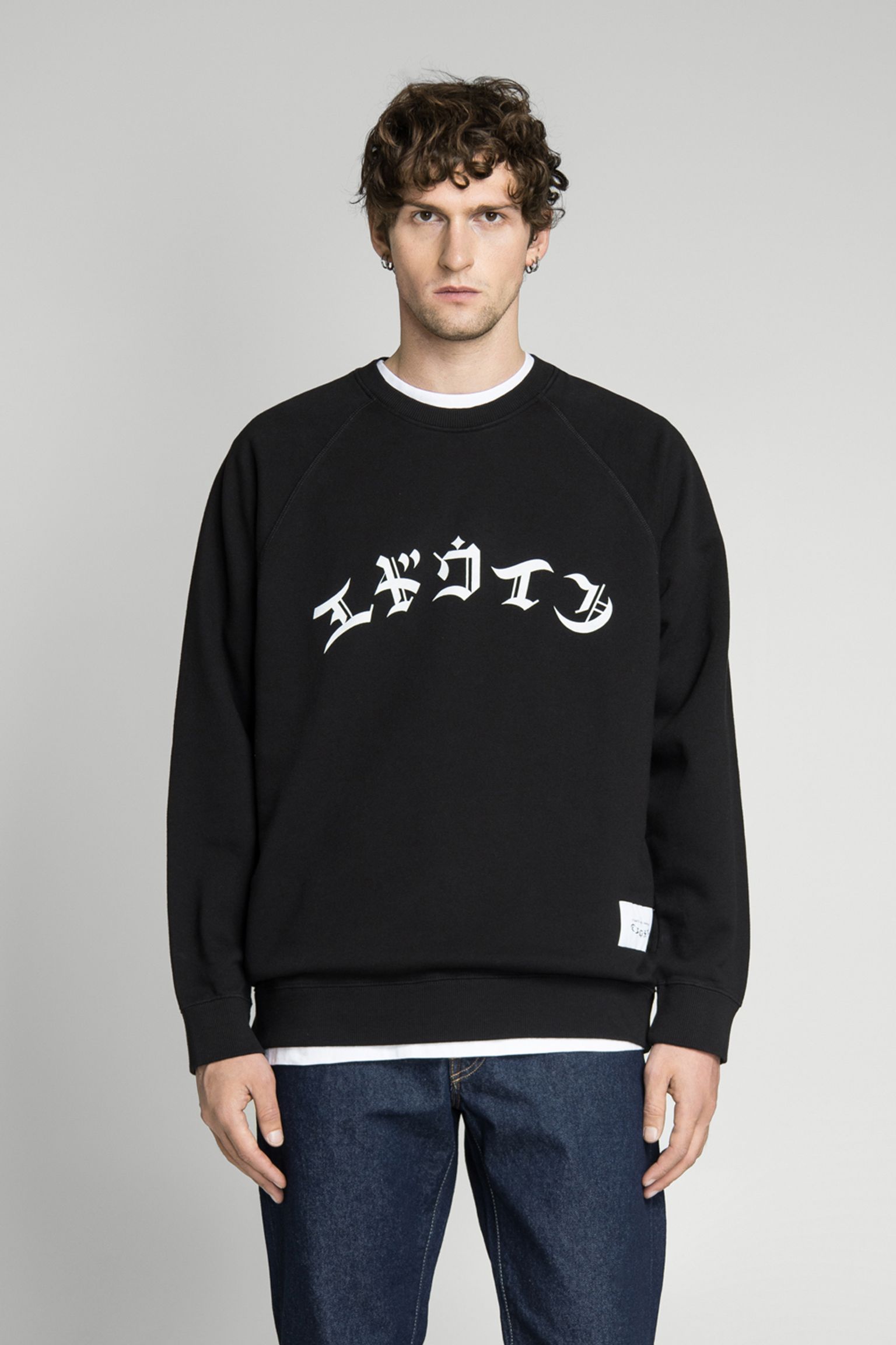 Свитшот High Life Low Levels Sweat Heavy Felpa Black garment washed с доставкой