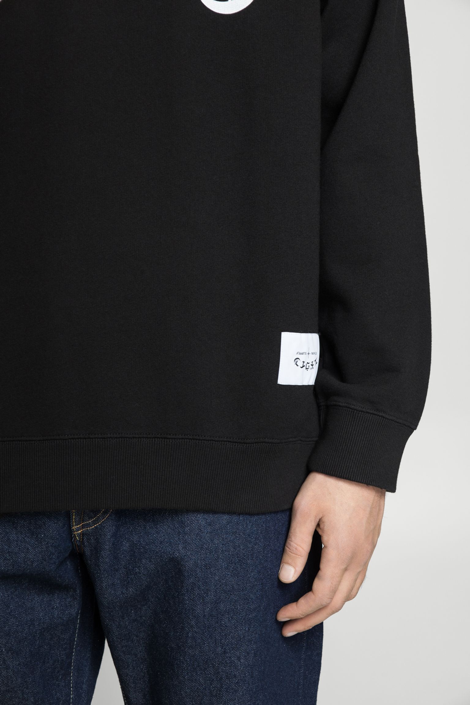 Широкий выбор Свитшот High Life Low Levels Sweat Heavy Felpa Black garment washed