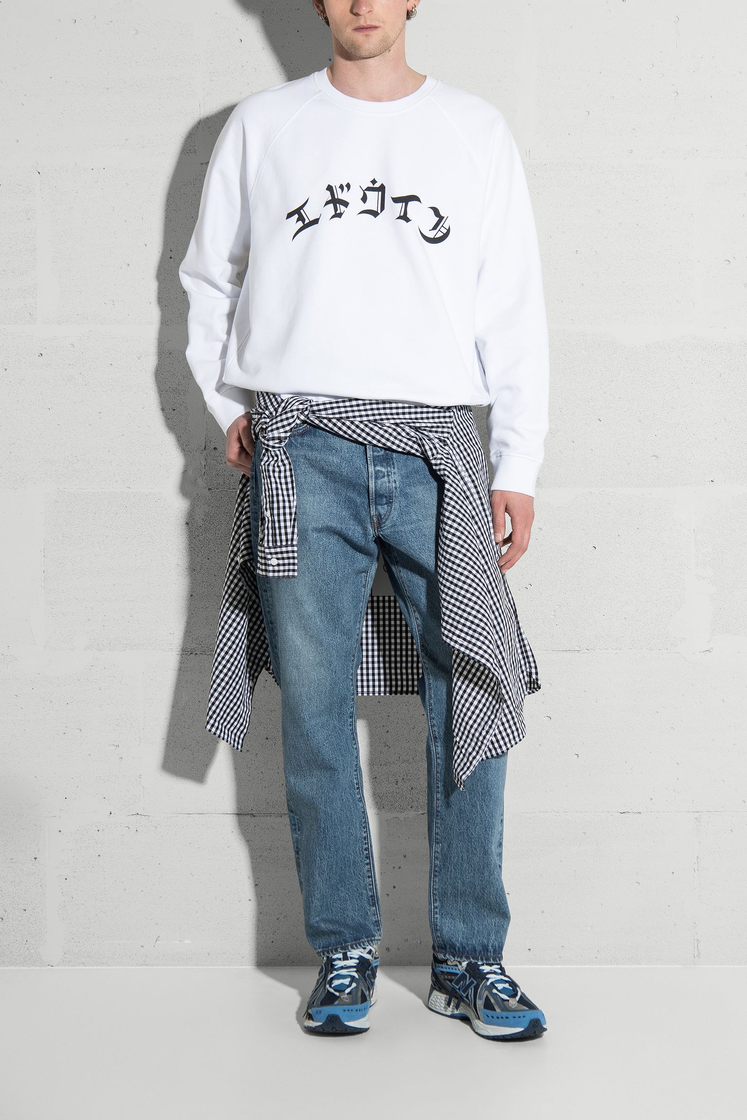 Свитшот High Life Low Levels Sweat Heavy Felpa White garment washed купить в Украине