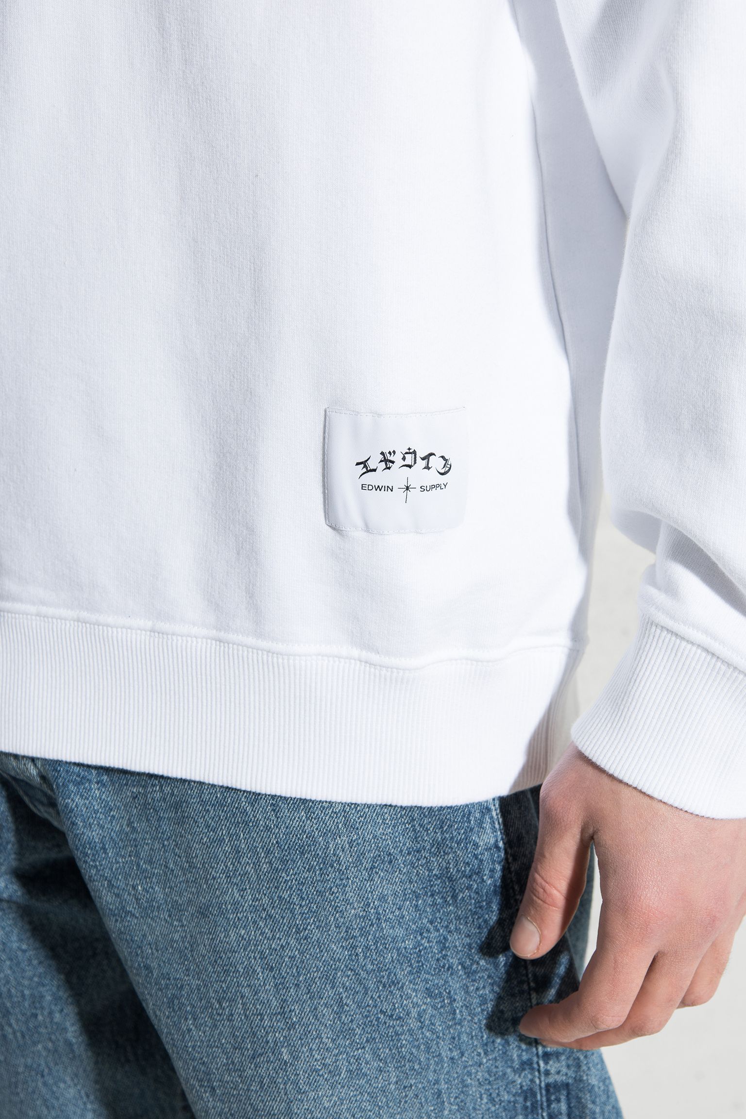 Широкий выбор Свитшот High Life Low Levels Sweat Heavy Felpa White garment washed