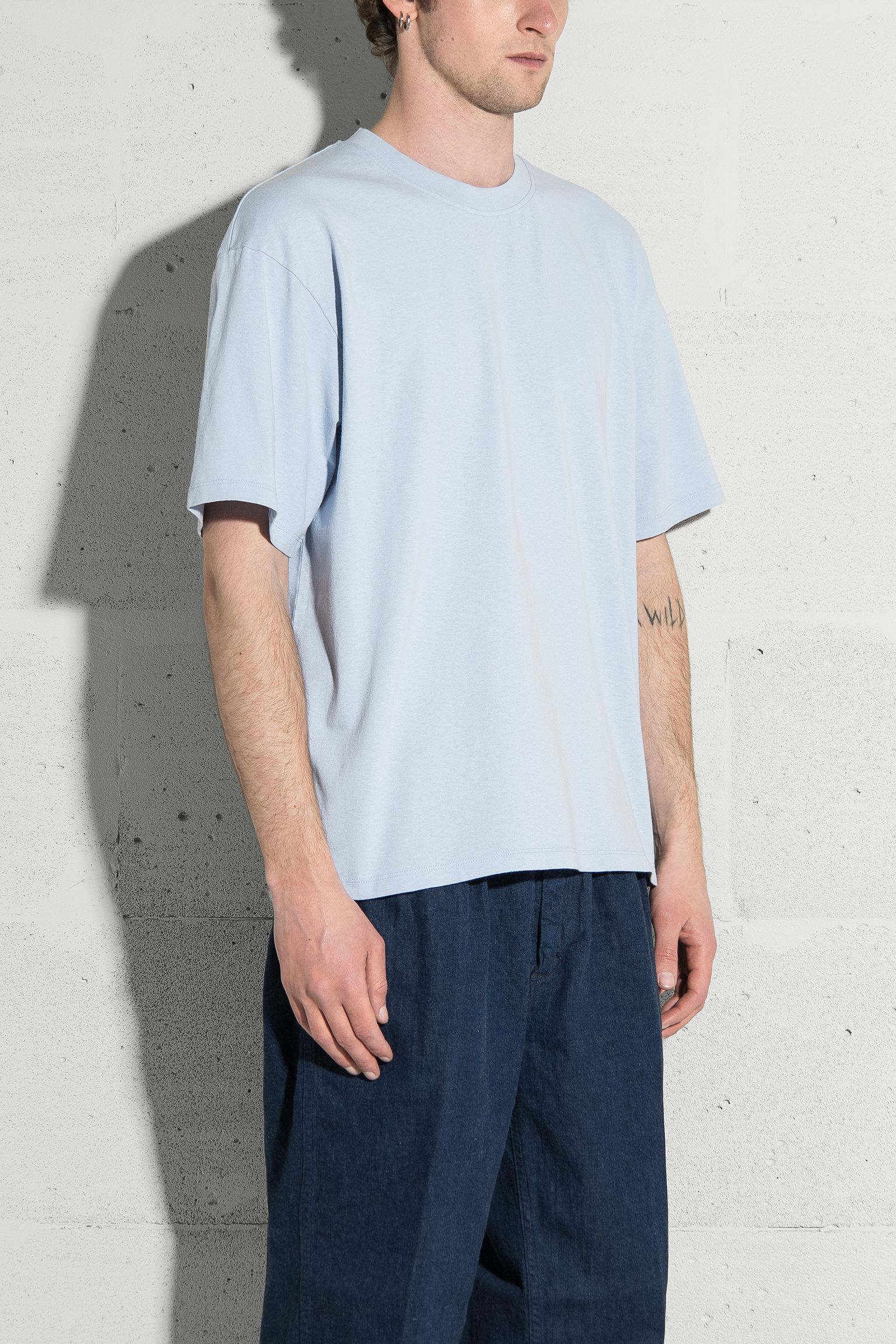футболка Oversize Basic TS Single Jersey Kentucky Blue garment washed с доставкой