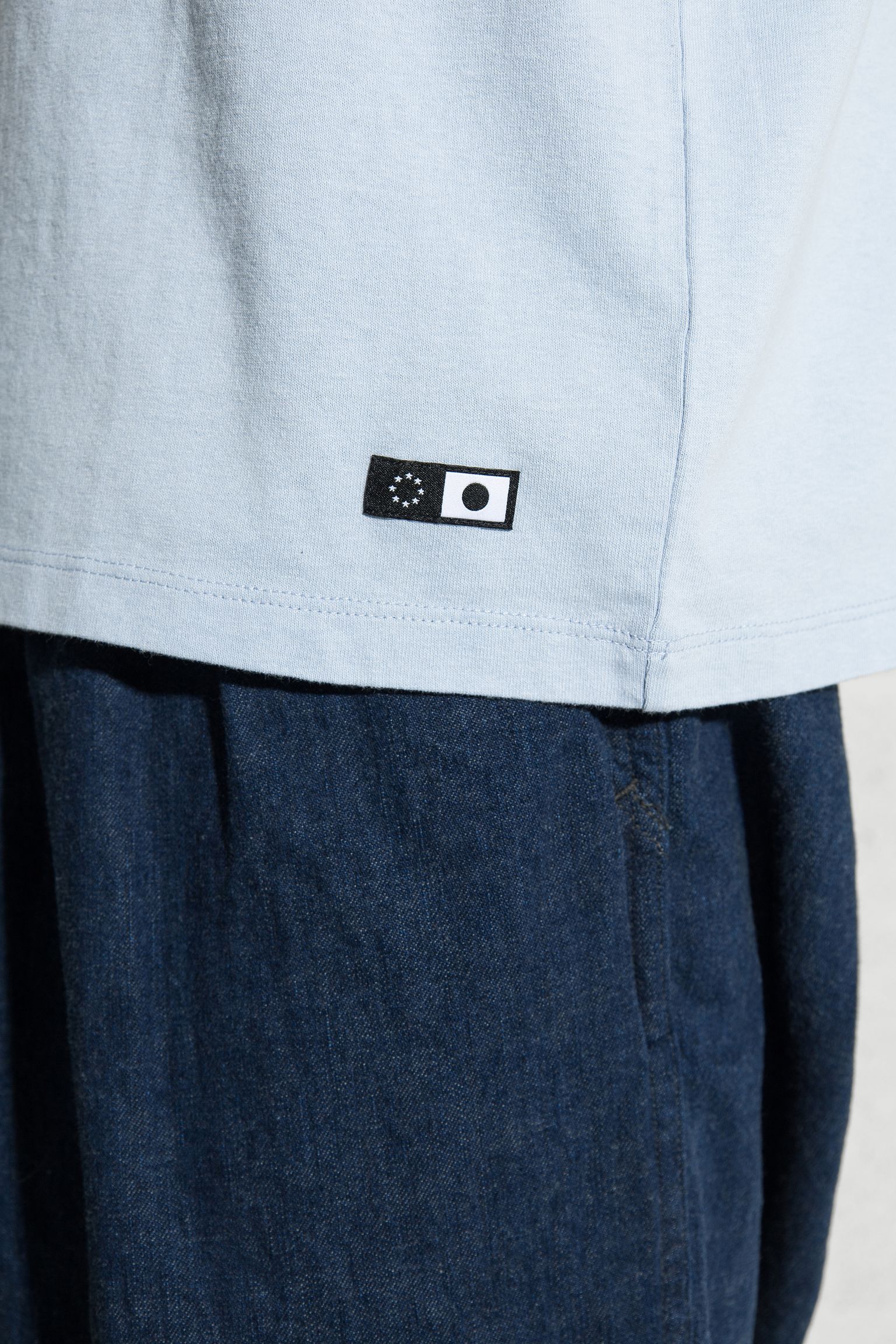 Широкий выбор футболка Oversize Basic TS Single Jersey Kentucky Blue garment washed