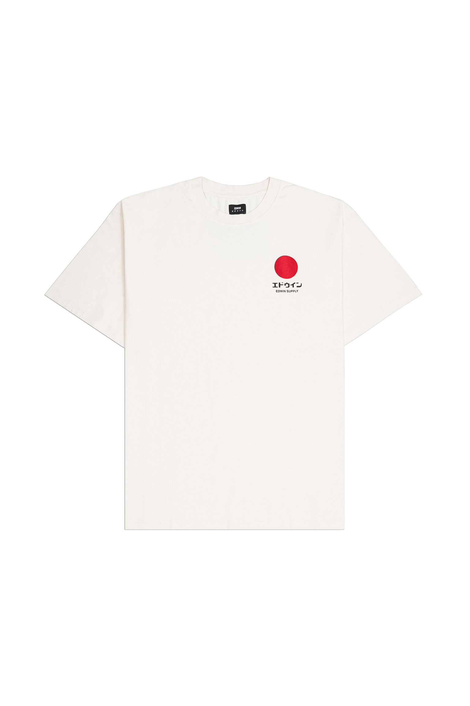 Футболка Japanese Sun Supply TS Single Jersey Whisper White garment washed купить