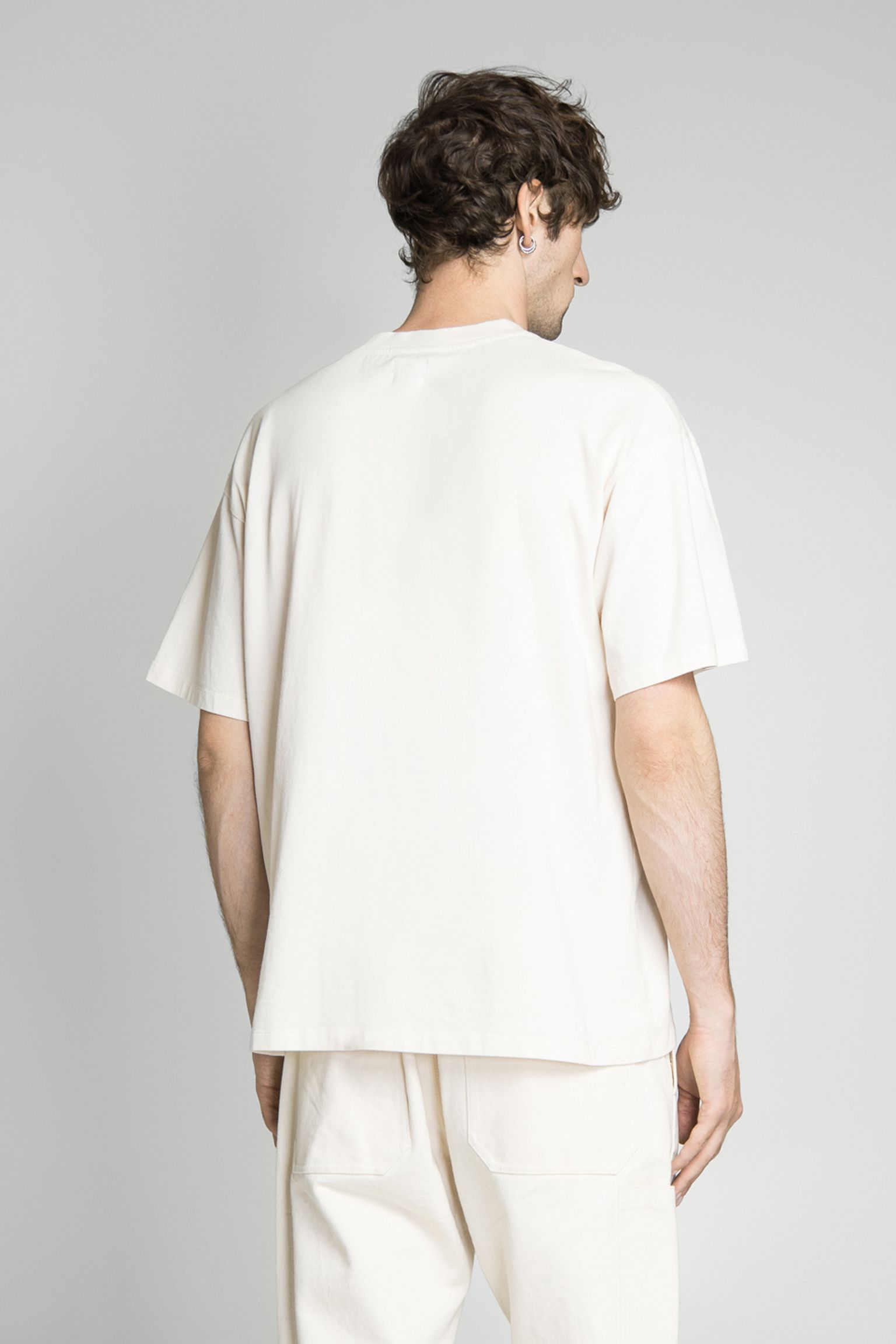 Стильные Футболка Japanese Sun Supply TS Single Jersey Whisper White garment washed