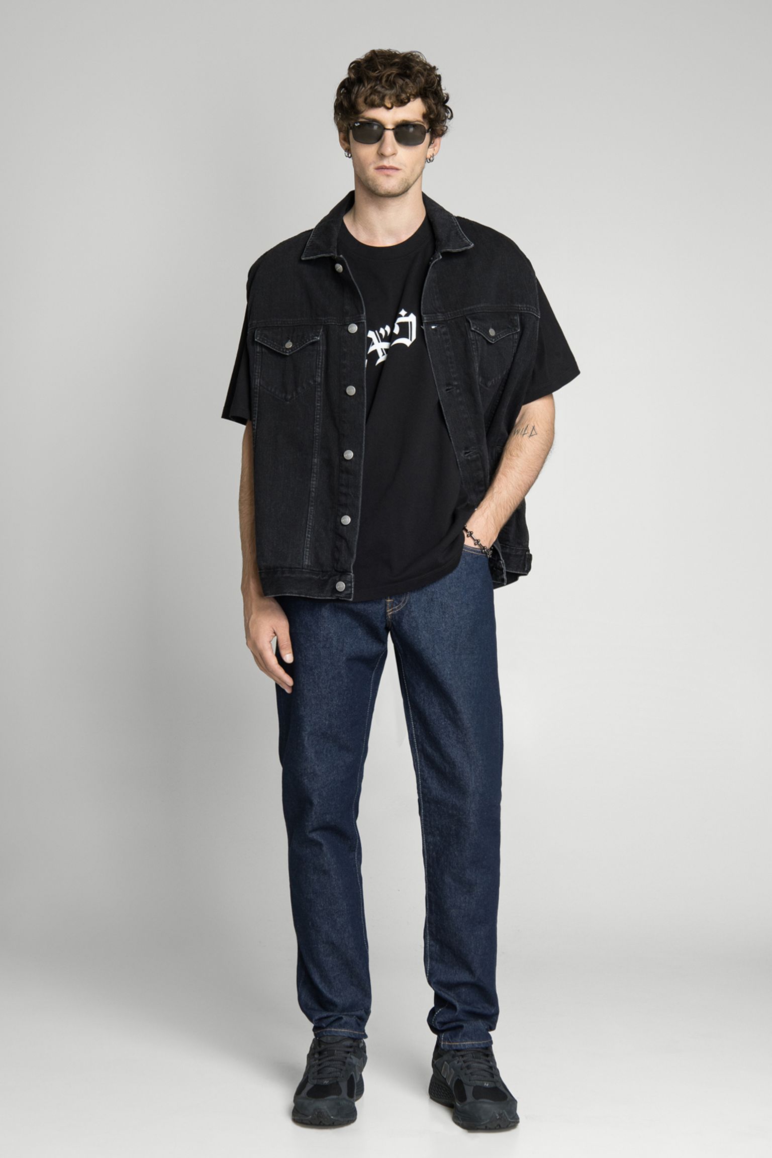 Футболка High Life Low Levels TS Single Jersey Black garment washed
