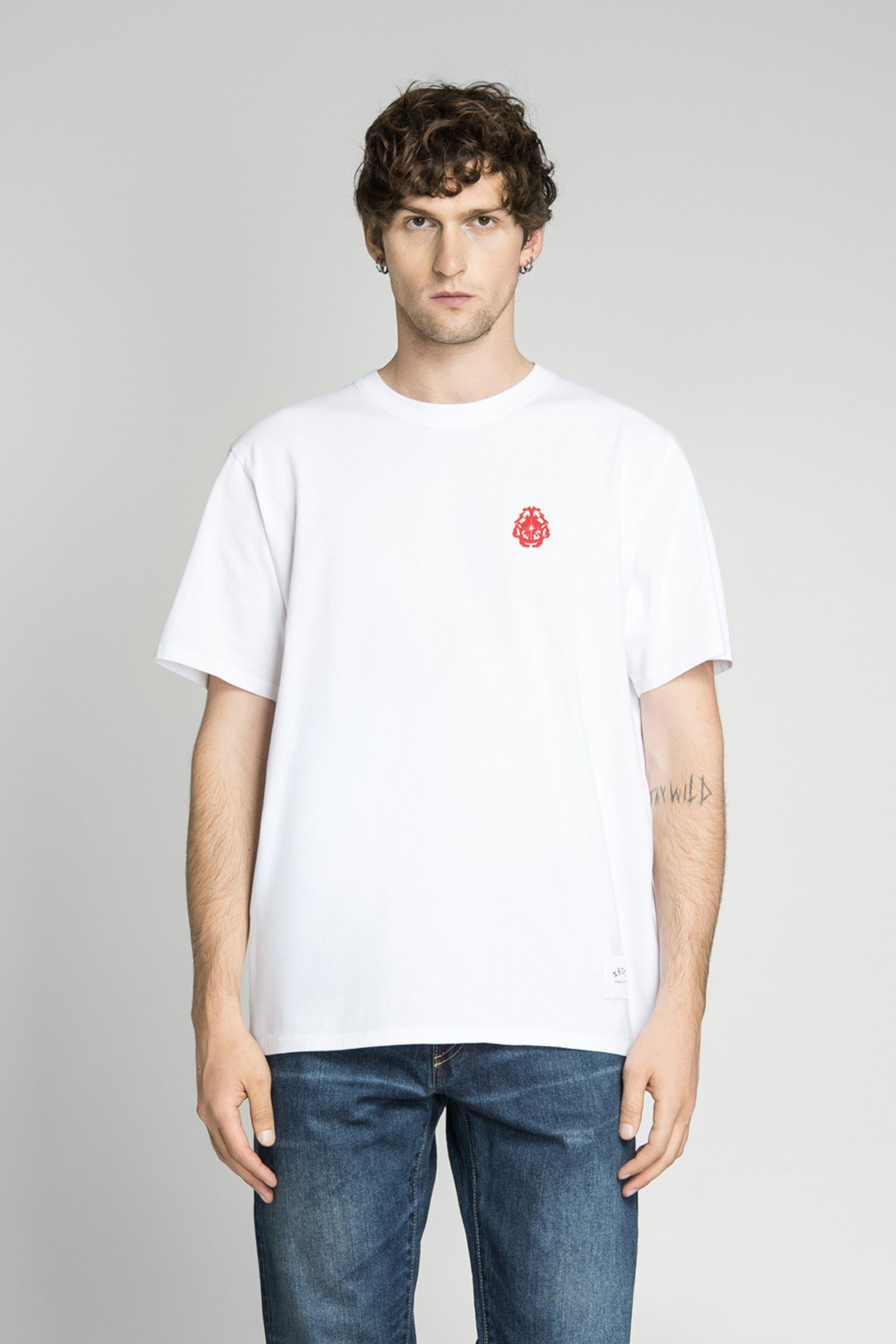 Футболка Beetle TS Single Jersey White garment washed с доставкой