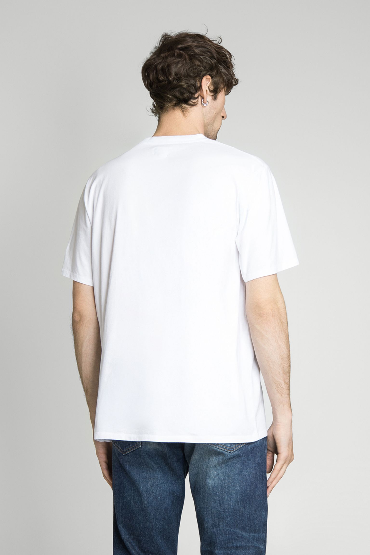 Стильные Футболка Beetle TS Single Jersey White garment washed