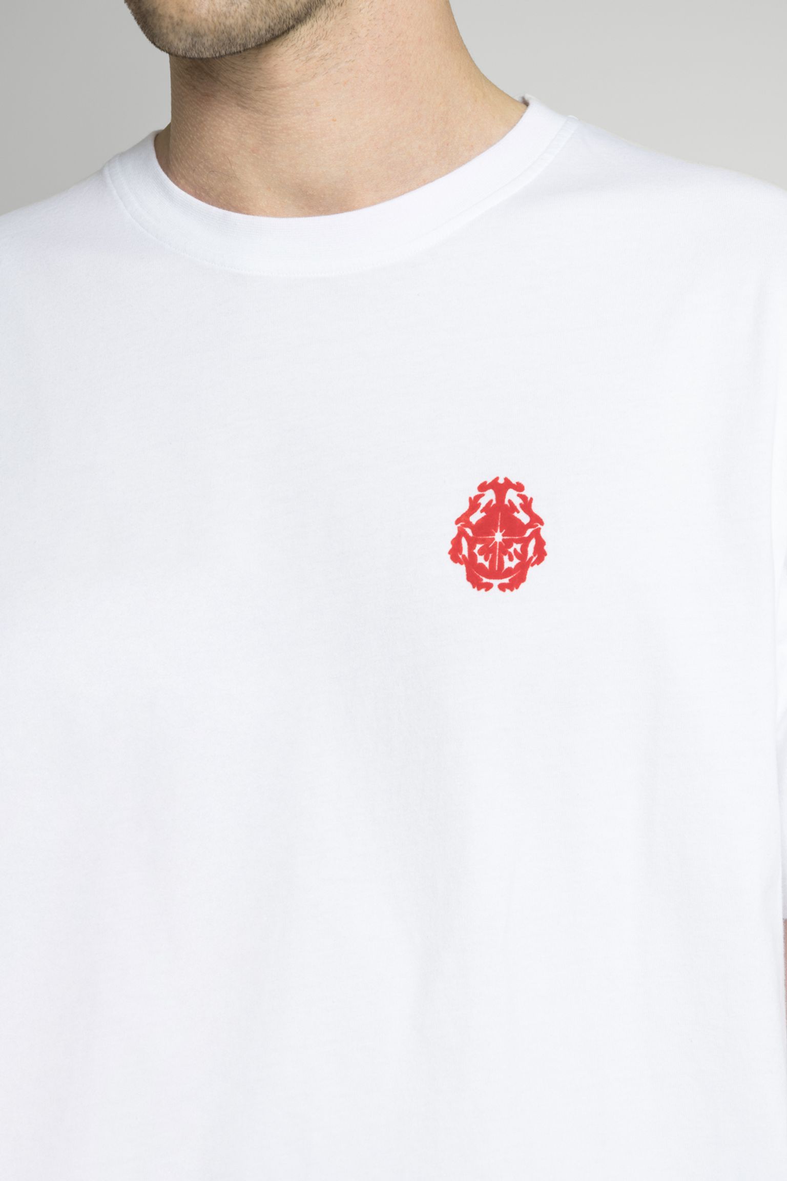 Широкий выбор Футболка Beetle TS Single Jersey White garment washed