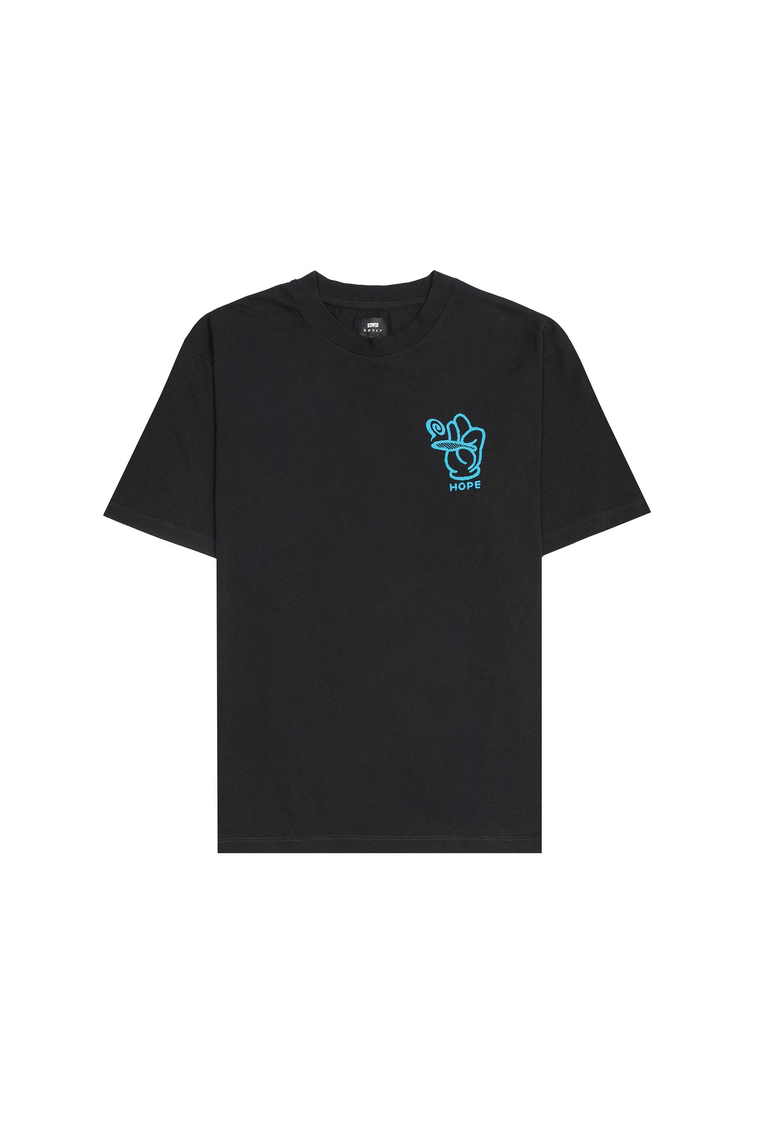 Футболка Hope Provider TS Single Jersey Black garment washed купити