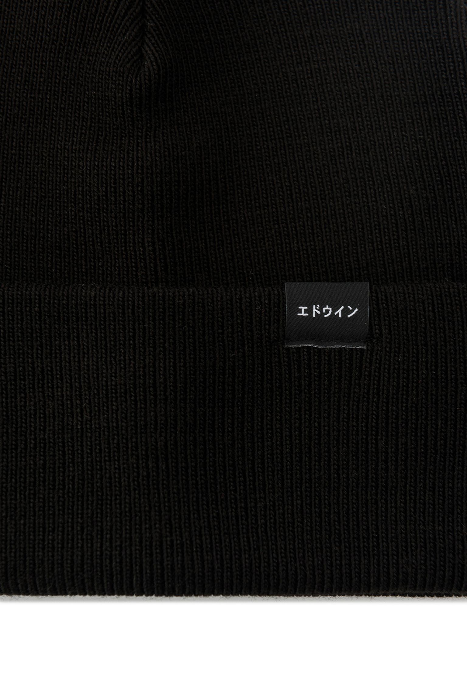 Шапка Watch Cap Beanie Knit Black garment washed