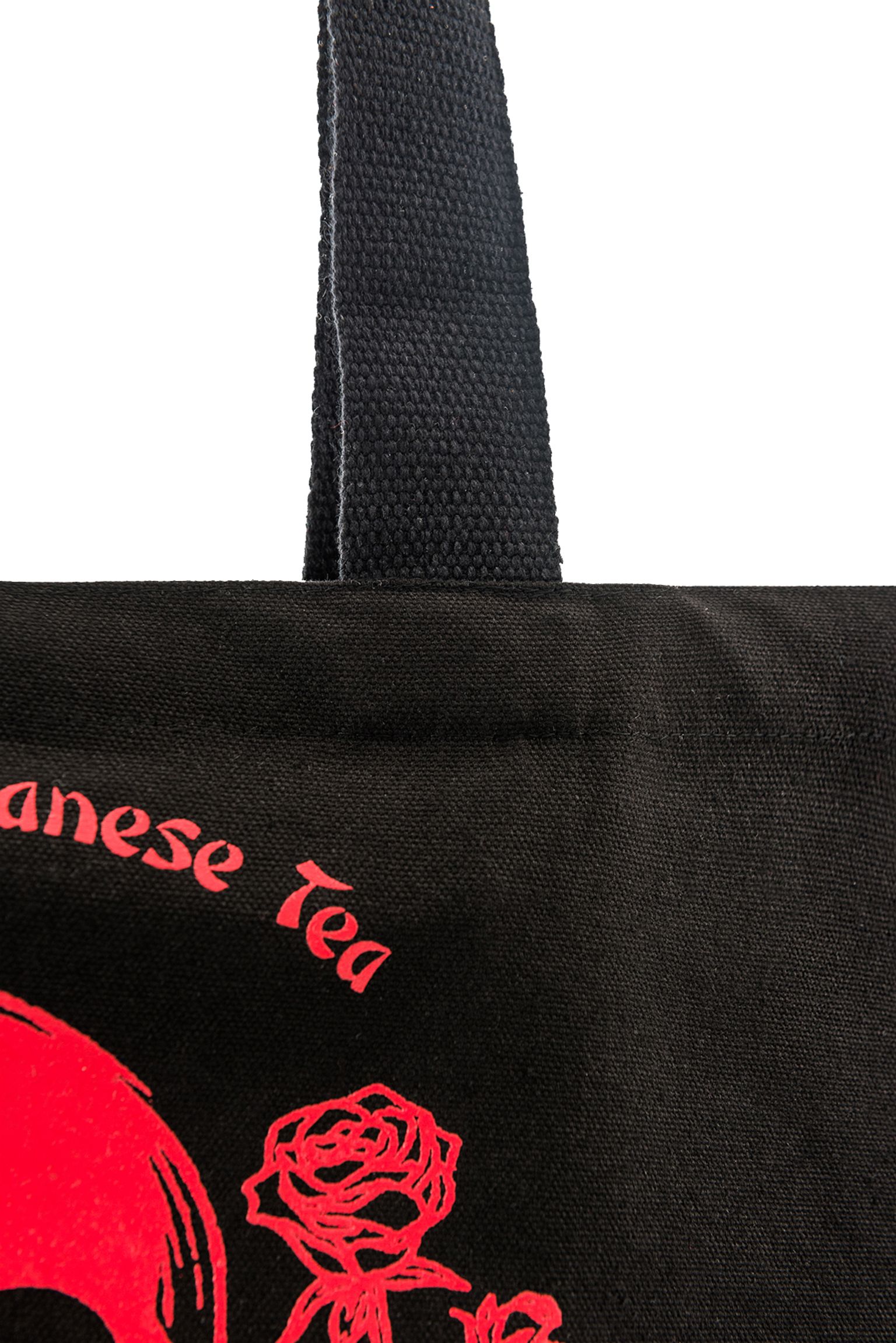 Сумка-шопер   Tote Bag Shopper Black ginza secret red