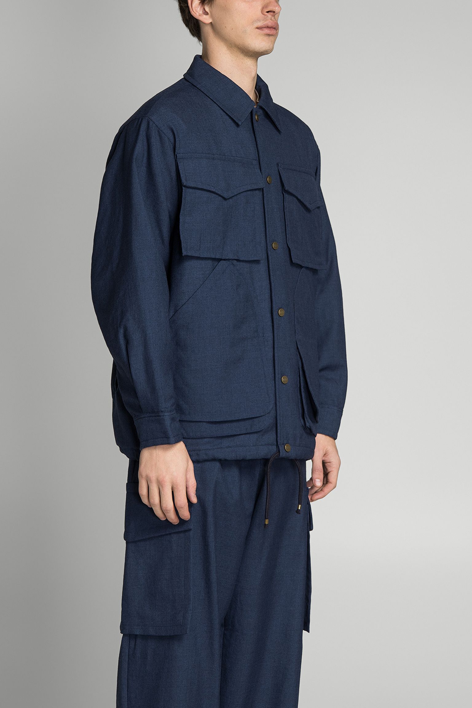 овершот WOOL GABARDINE CRUZER SHIRT с доставкой