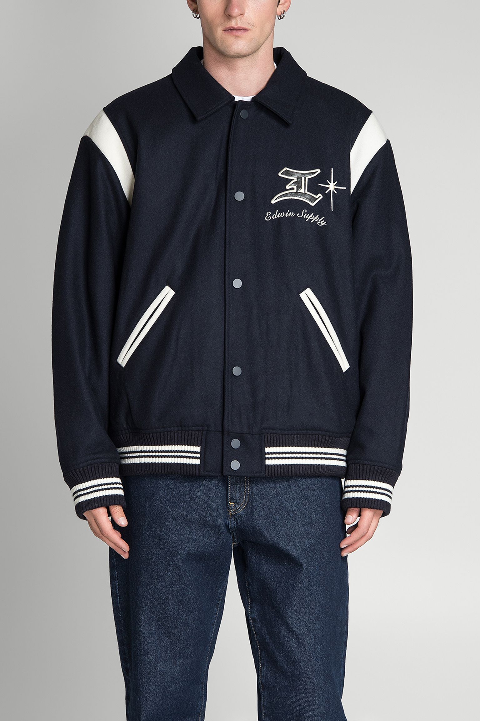 куртка Campus Jacket Compact Wool Cloth Sky Captain