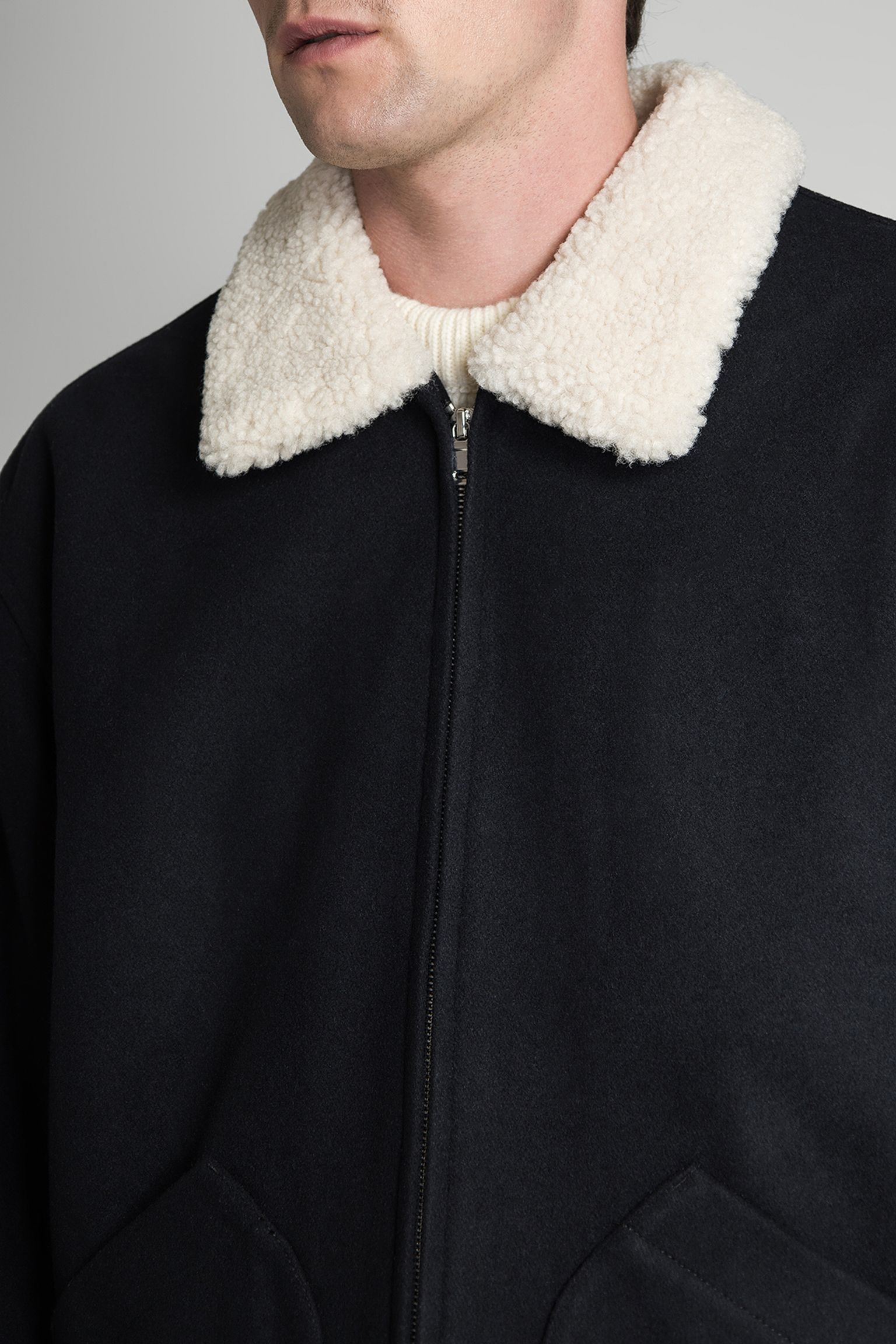 Широкий выбор куртка Jester Fly Jacket Compact Wool Cloth Black