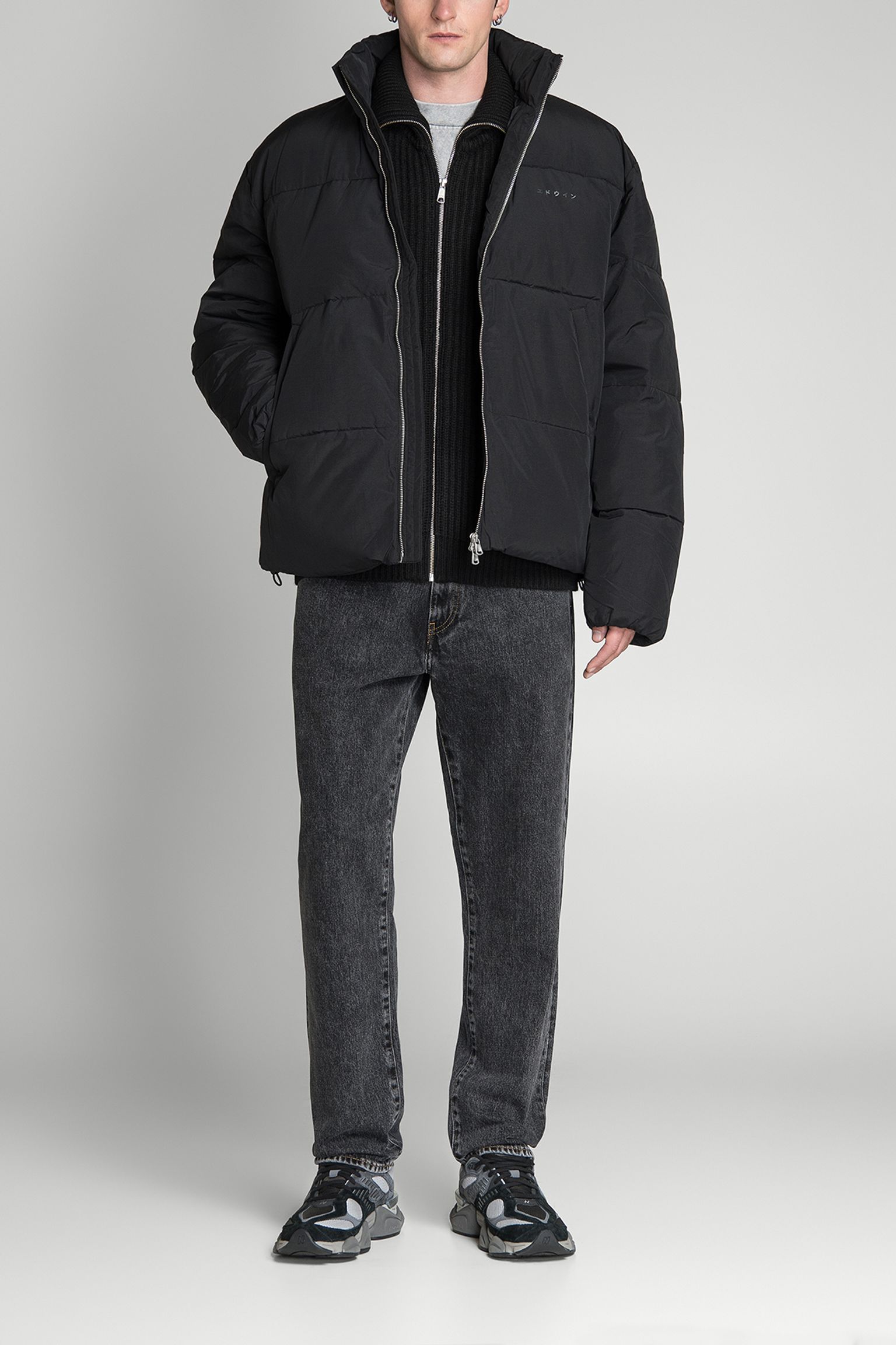 куртка Puffer Jacket Plain Weave WR Black