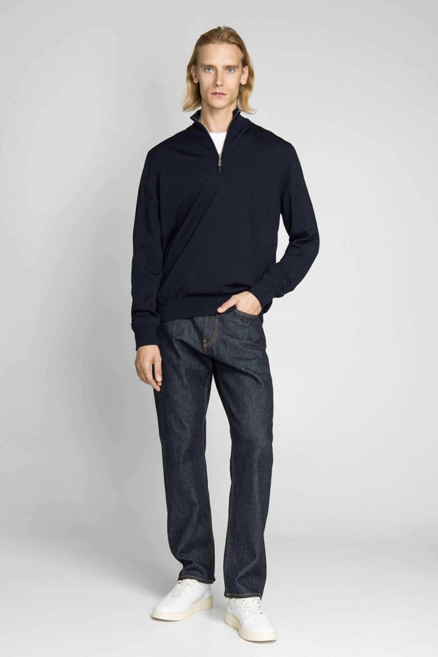 Свитер GAMLIN HALF ZIP KNITTED JUMPER купить в Украине