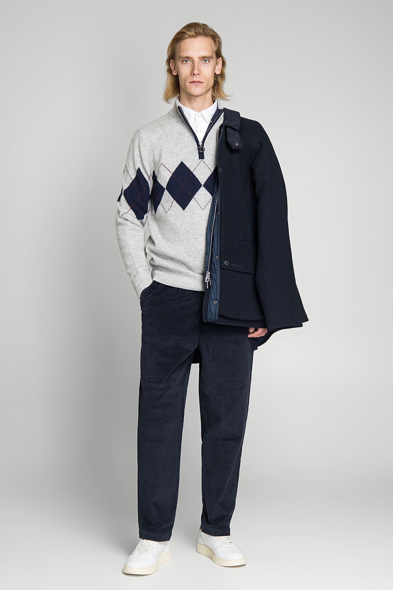 Свитер HARTFIELD HALF ZIP KNITTED JUMPER