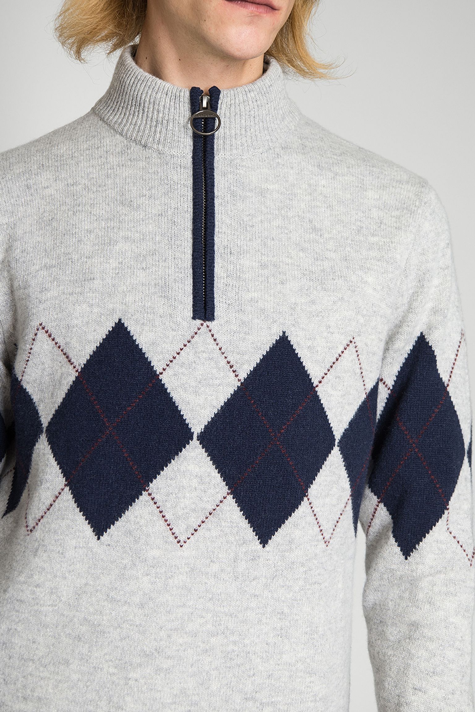 Стильные Свитер HARTFIELD HALF ZIP KNITTED JUMPER
