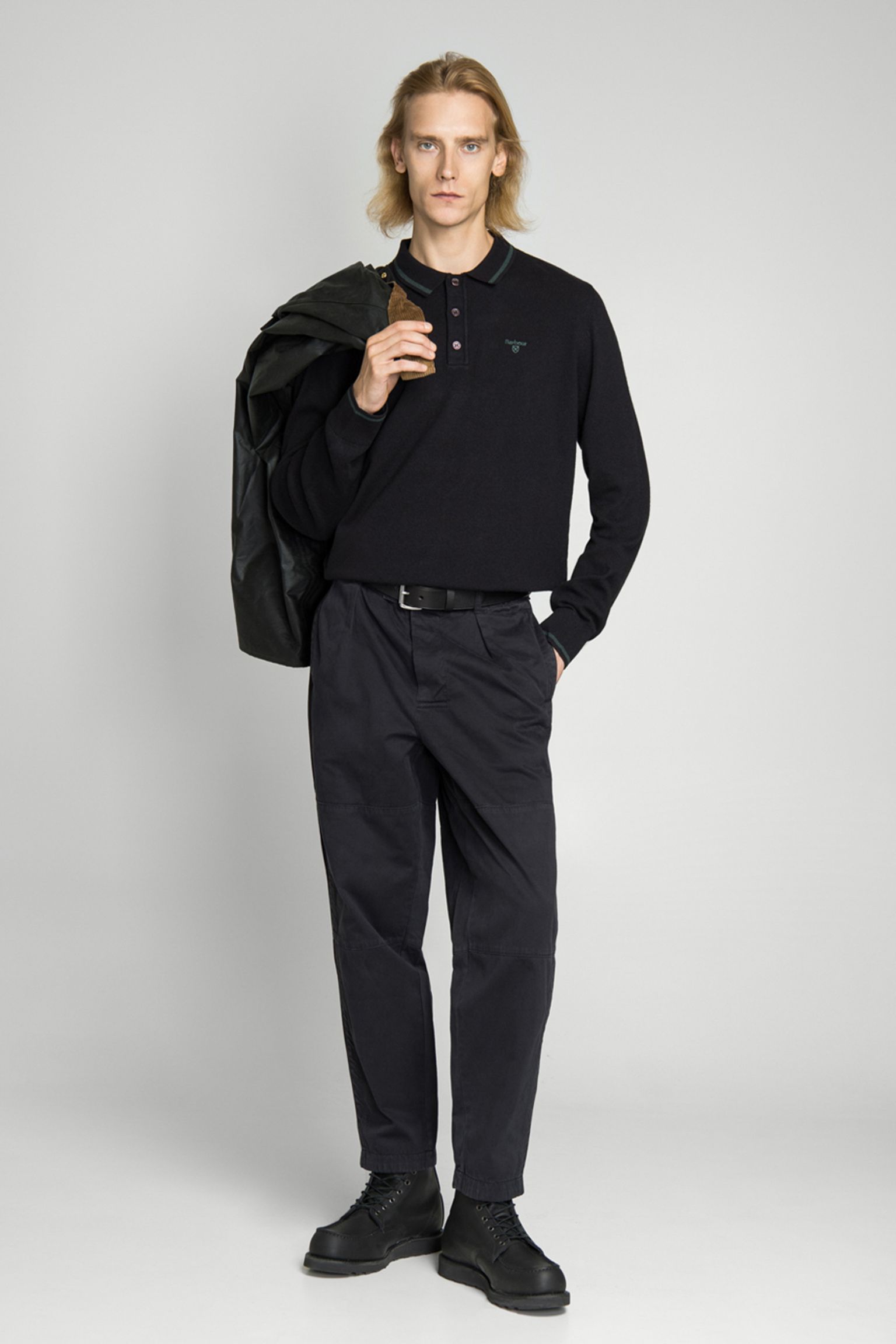 Поло NOCTON KNITTED POLO SHIRT з доставкою