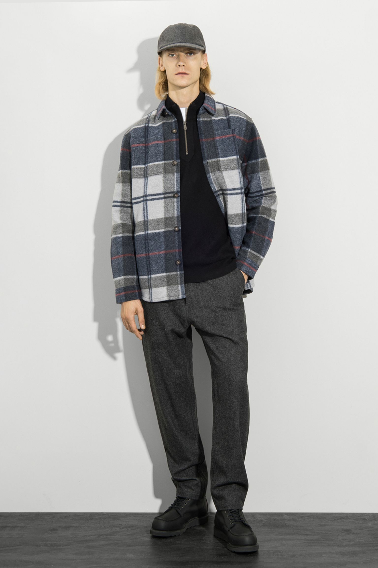 Овершот CHAPTER TAILORED CHECK OVERSHIRT