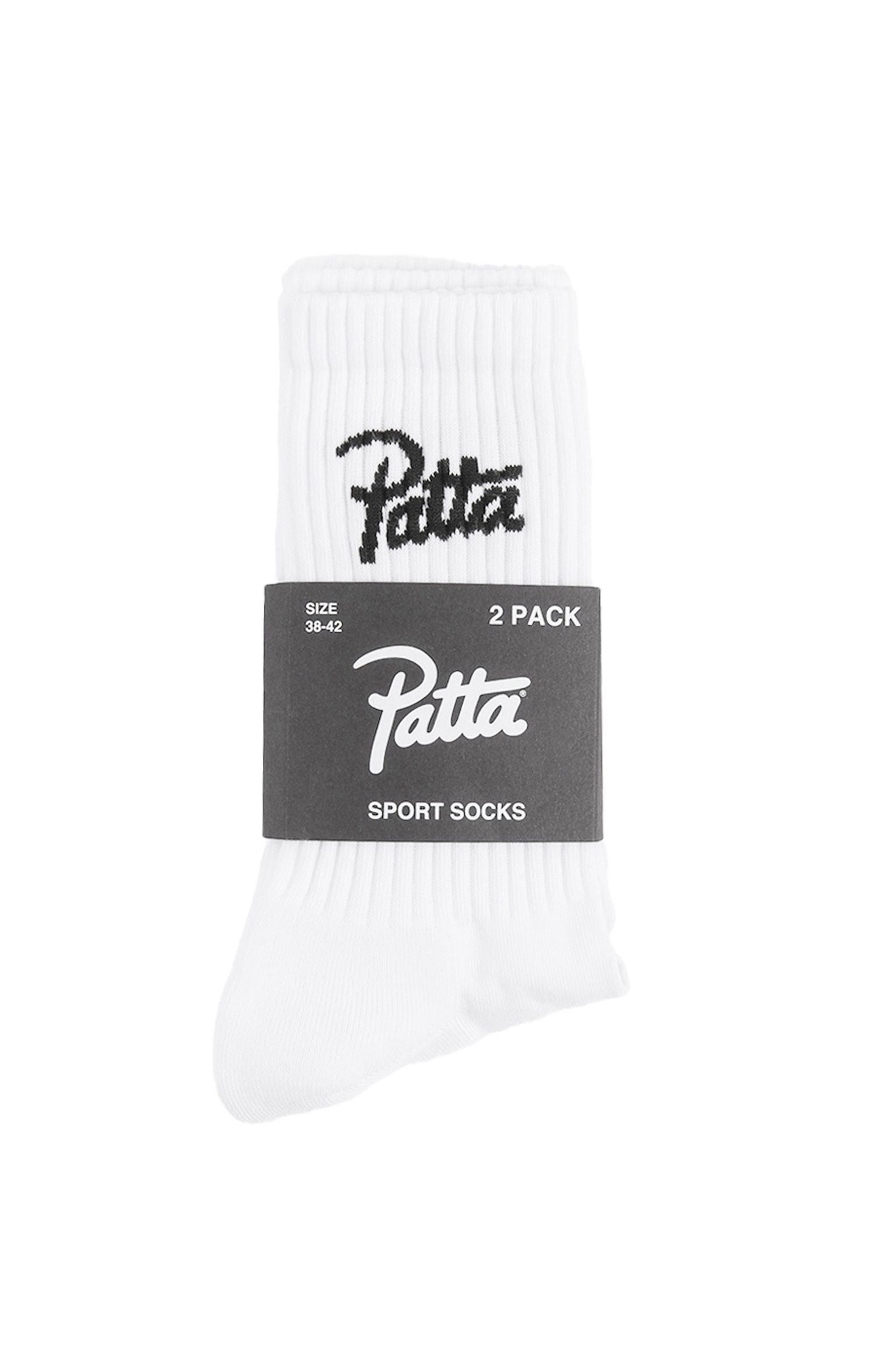 Коплект носков PATTA Script Logo Sport Socks с доставкой
