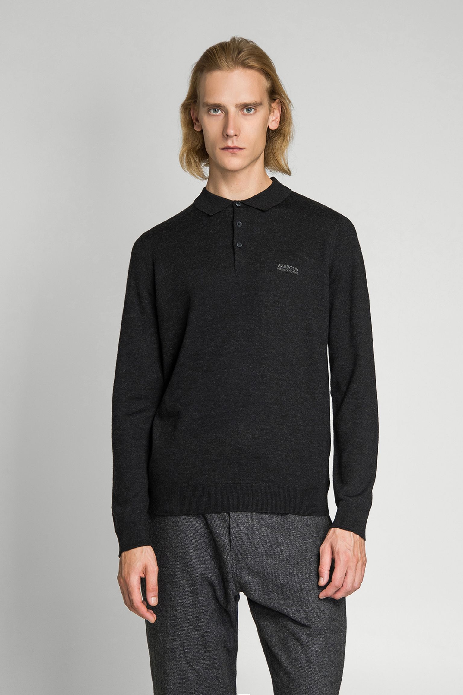 Поло BLADES COTTON HALF ZIP JUMPER