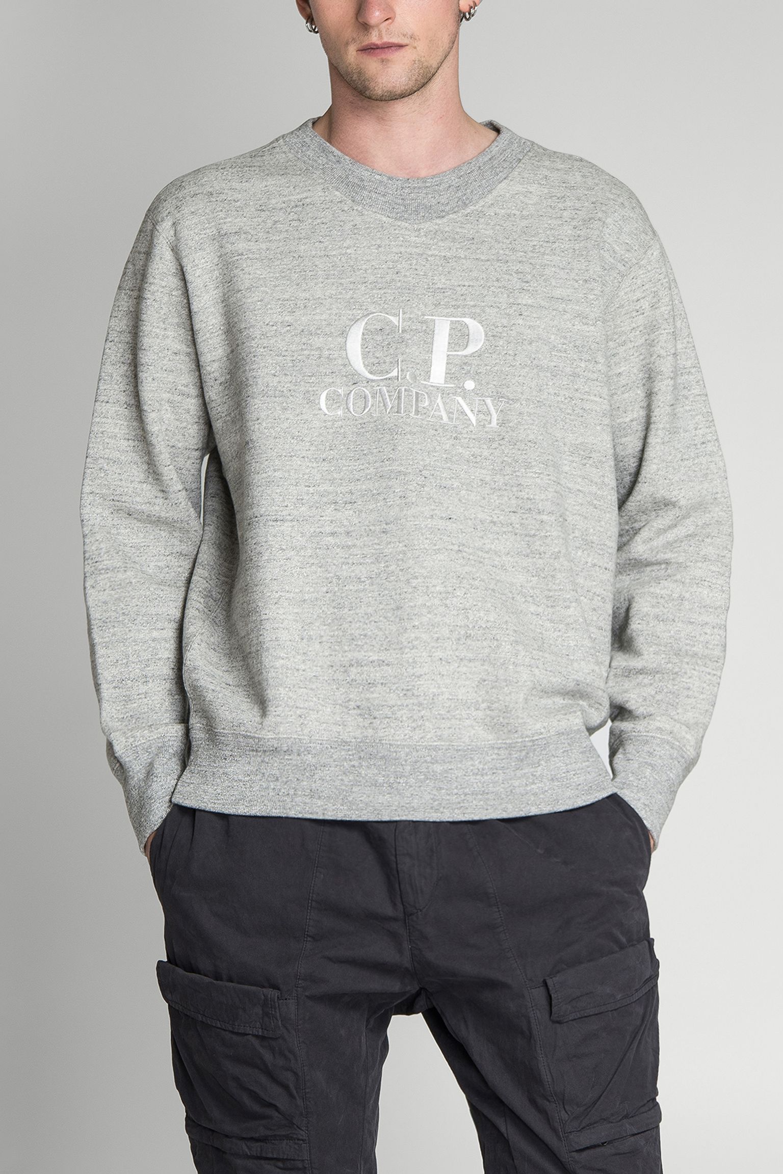 Світшот SWEATSHIRTS CREW NECK IN MELANGE JAPANESE FLEECE з доставкою