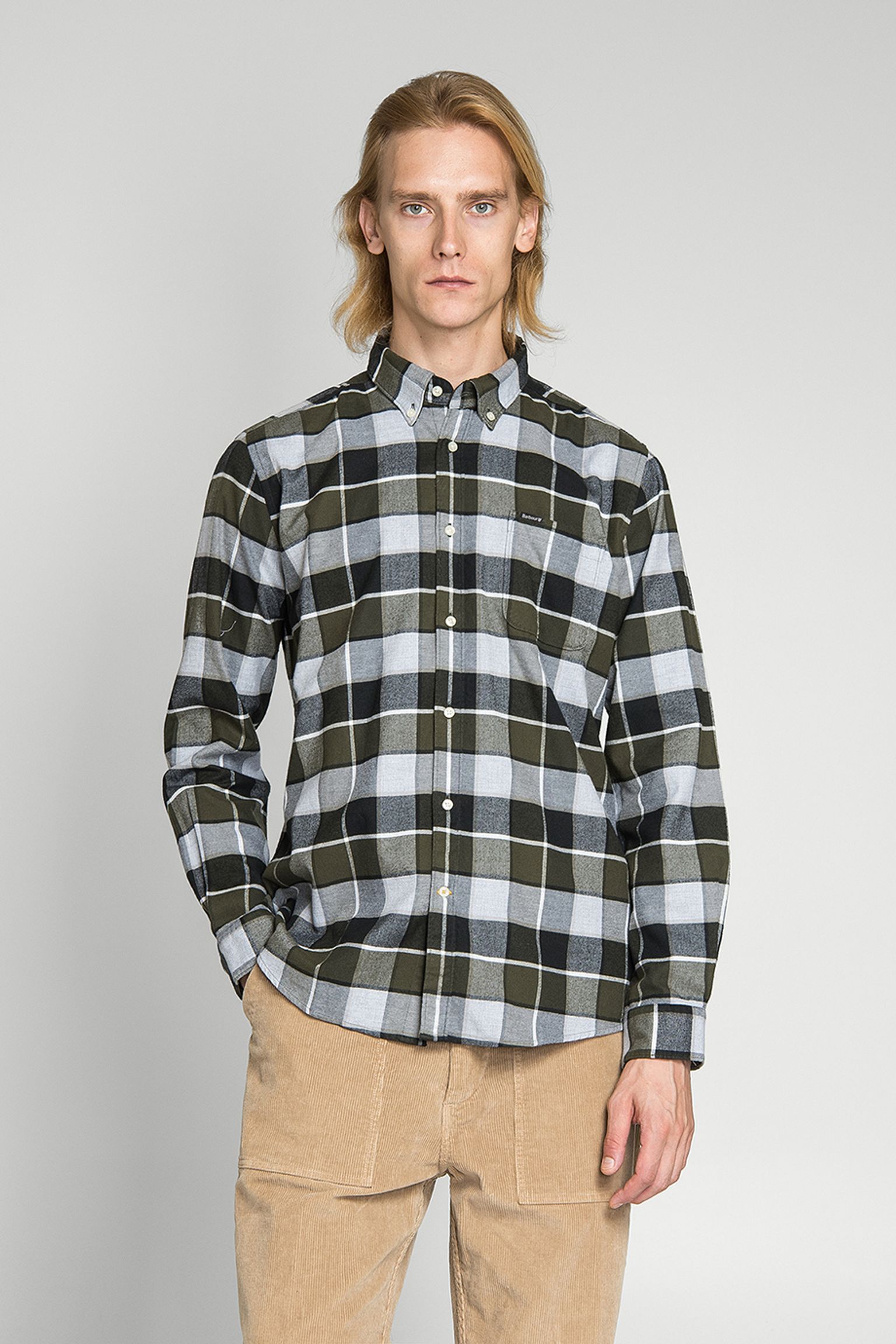 Рубашка VALLEY TAILORED CHECKED SHIRT