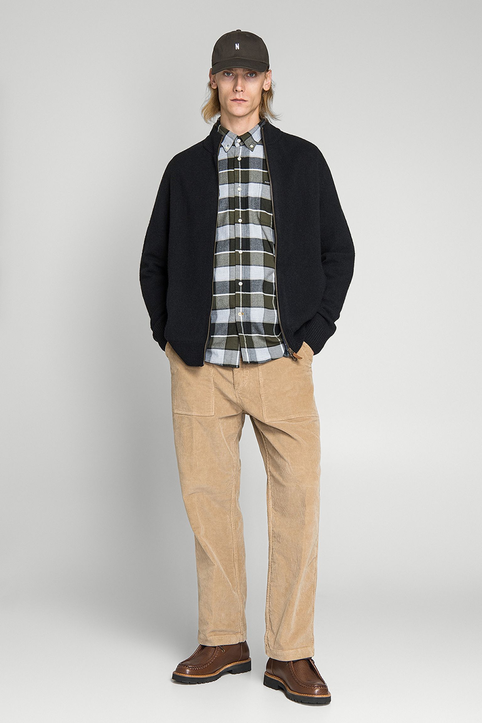 Рубашка VALLEY TAILORED CHECKED SHIRT с доставкой
