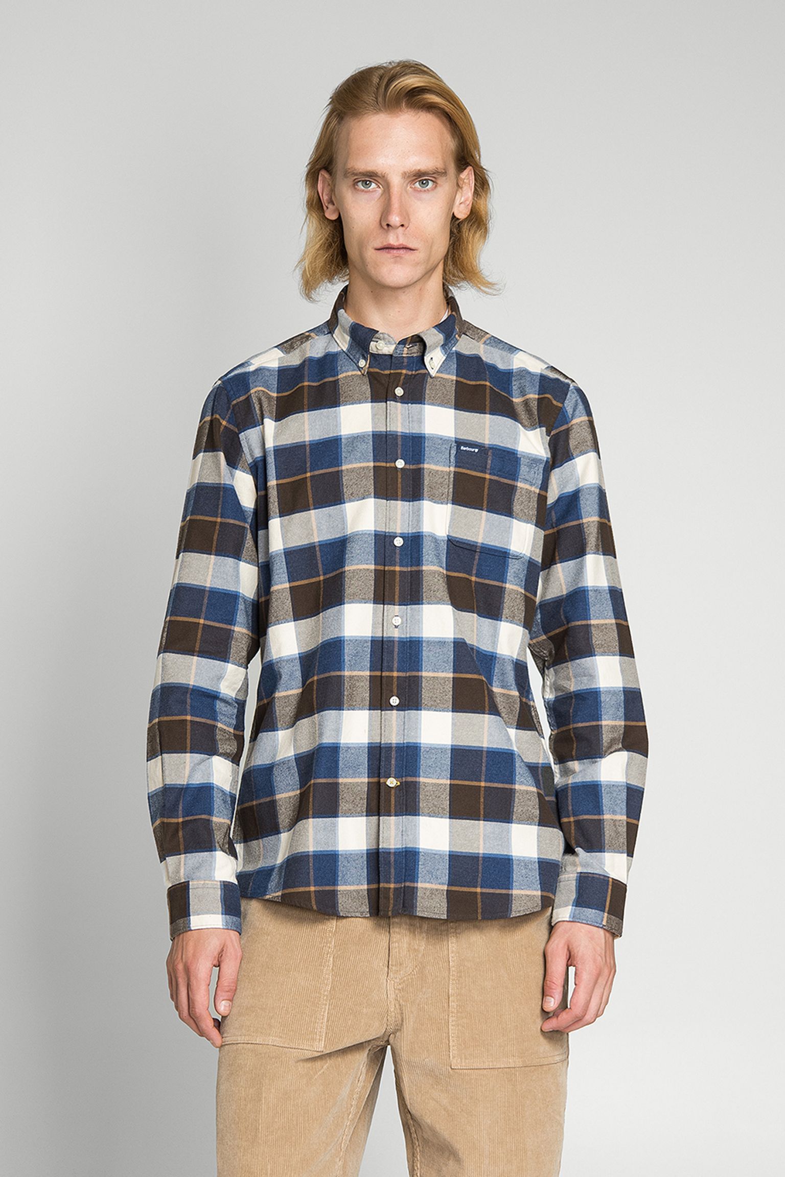 Рубашка VALLEY TAILORED CHECKED SHIRT