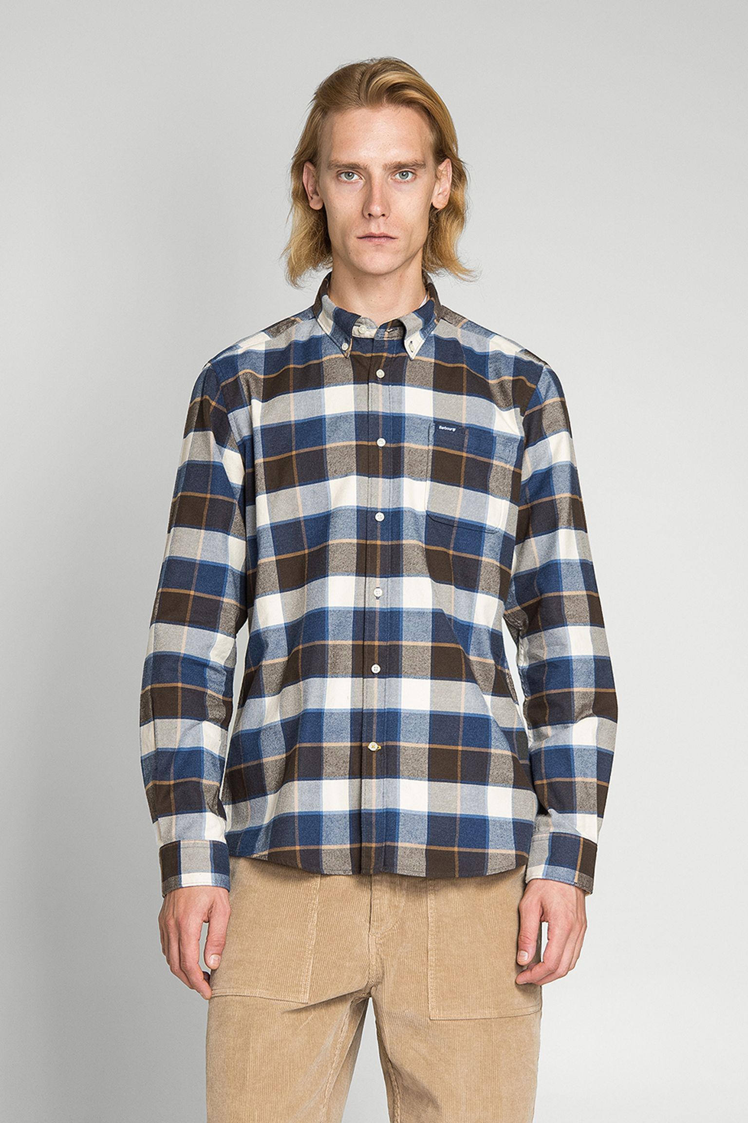 Рубашка VALLEY TAILORED CHECKED SHIRT купить