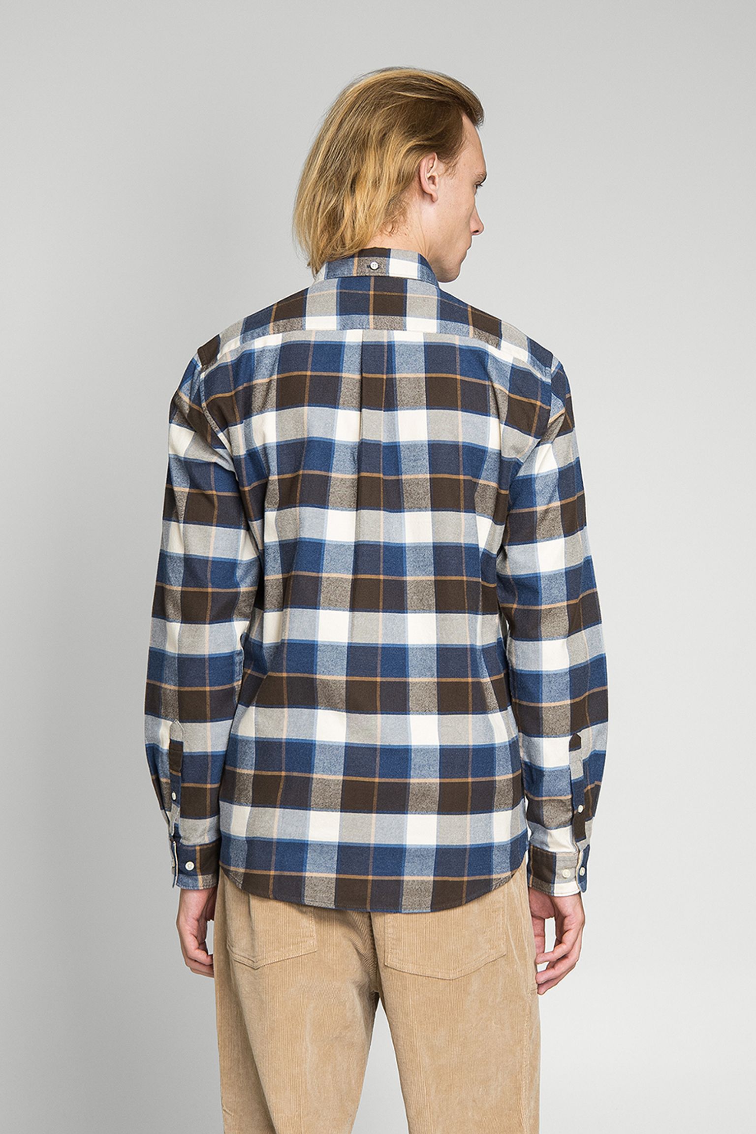 Рубашка VALLEY TAILORED CHECKED SHIRT