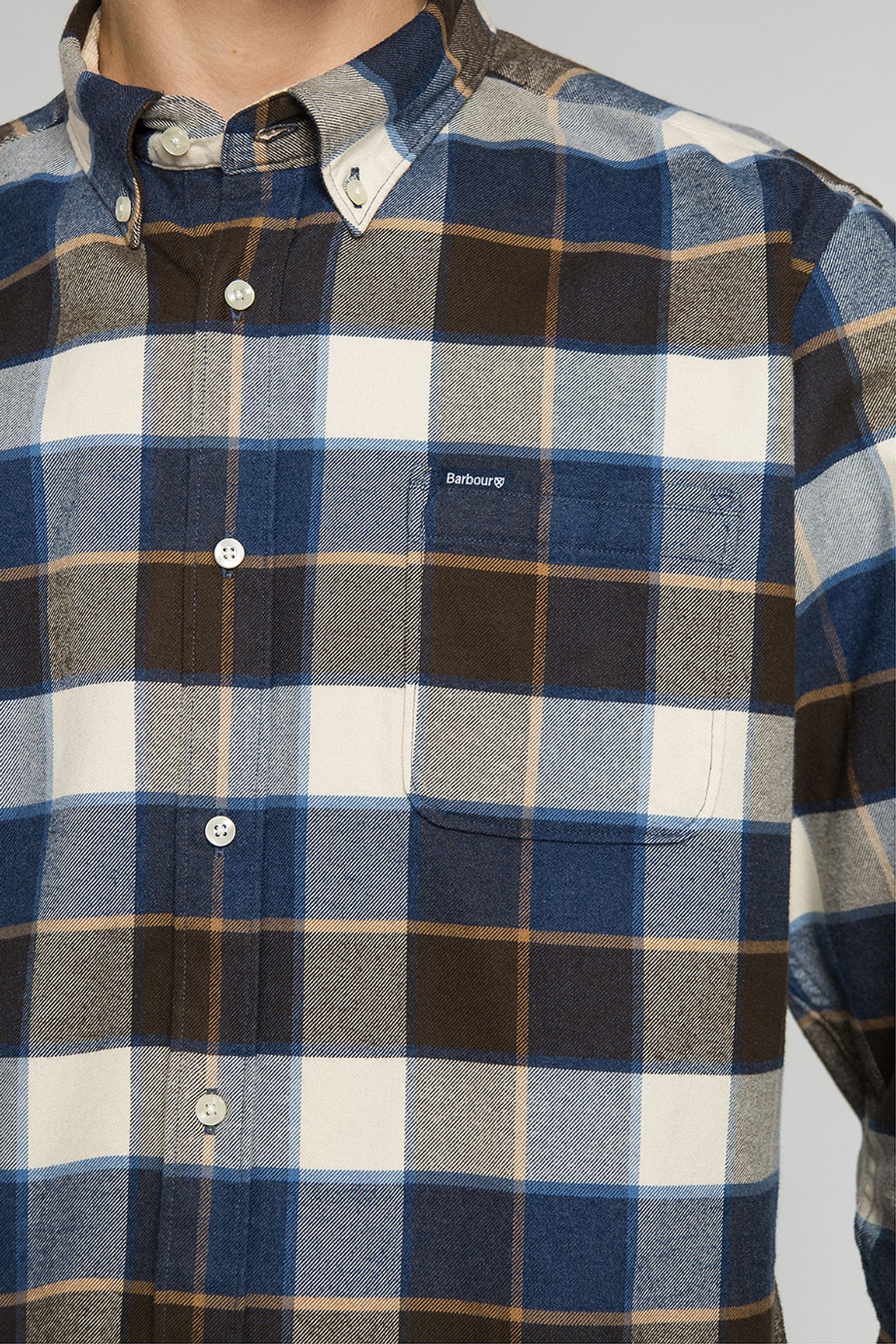 Рубашка VALLEY TAILORED CHECKED SHIRT