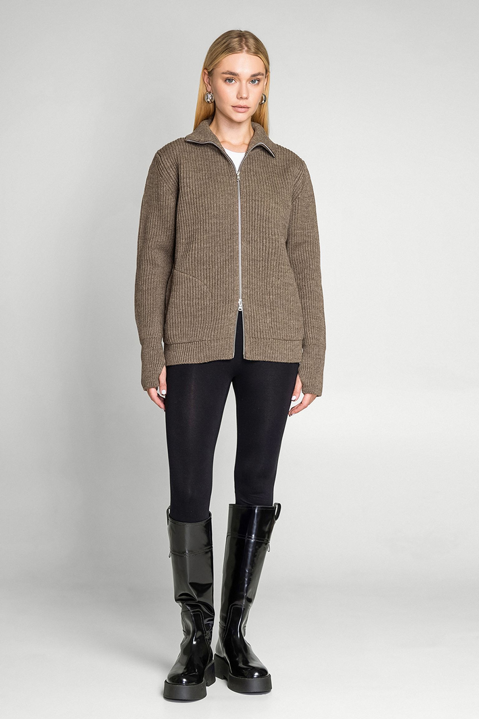 Кардиган NAVY FULL-ZIP POCKETS с доставкой
