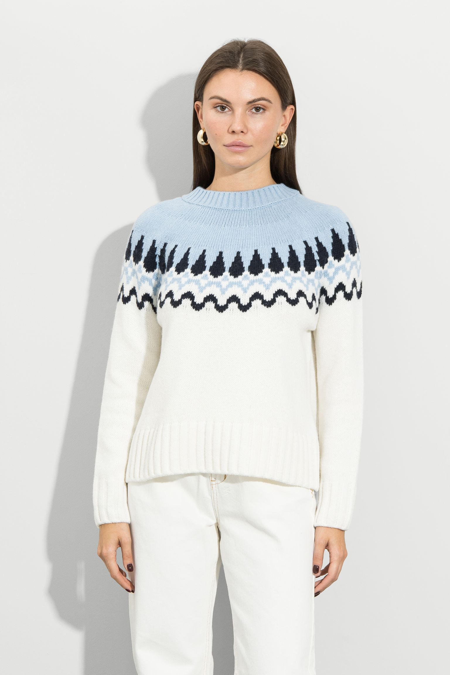 Светр fleur knitted jumper