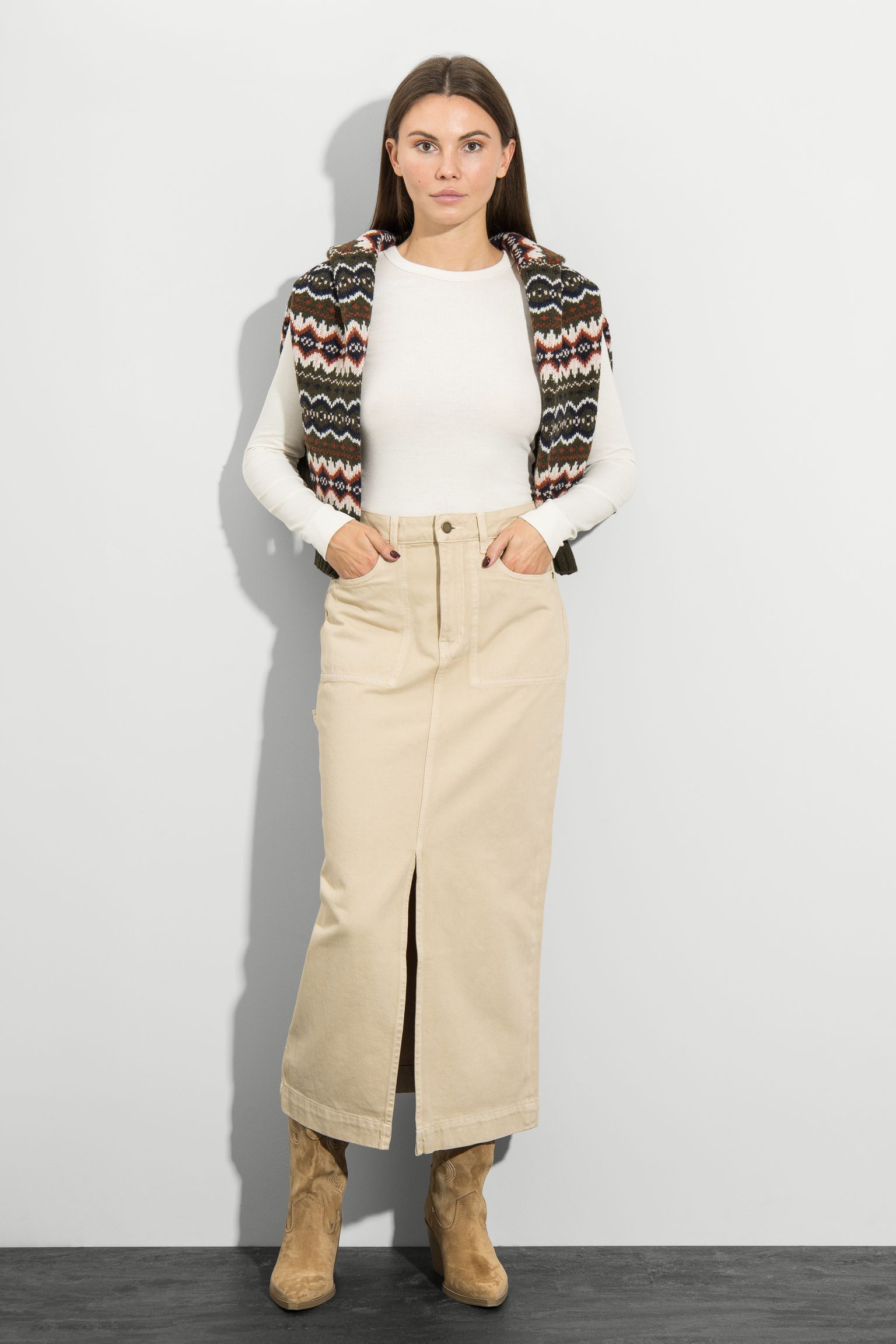 Юбка cassie midi skirt купить в Украине