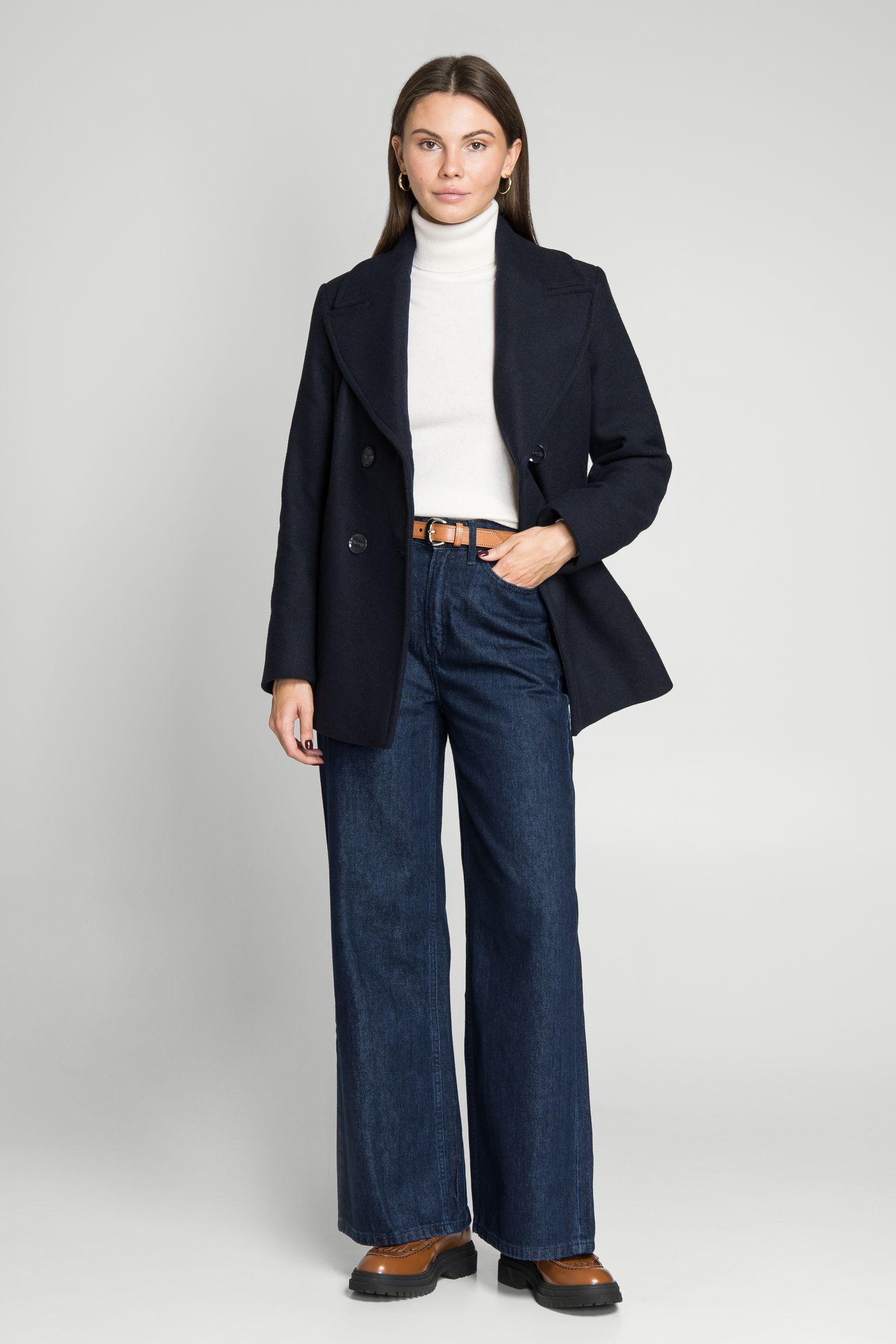 Пальто INGRID WOOL PEACOAT купить в Украине