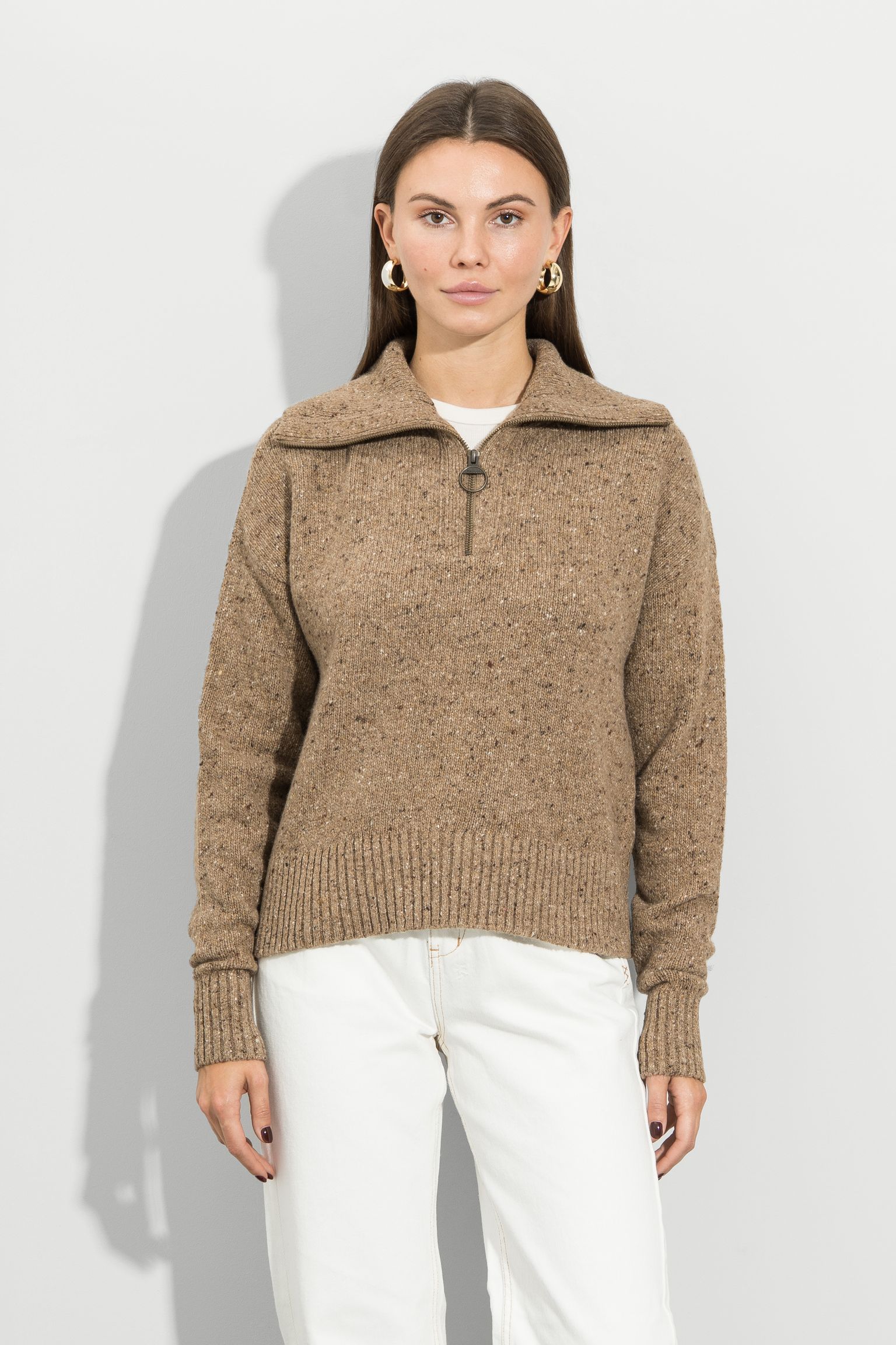 Светр lavensdale half zip knitted jumper