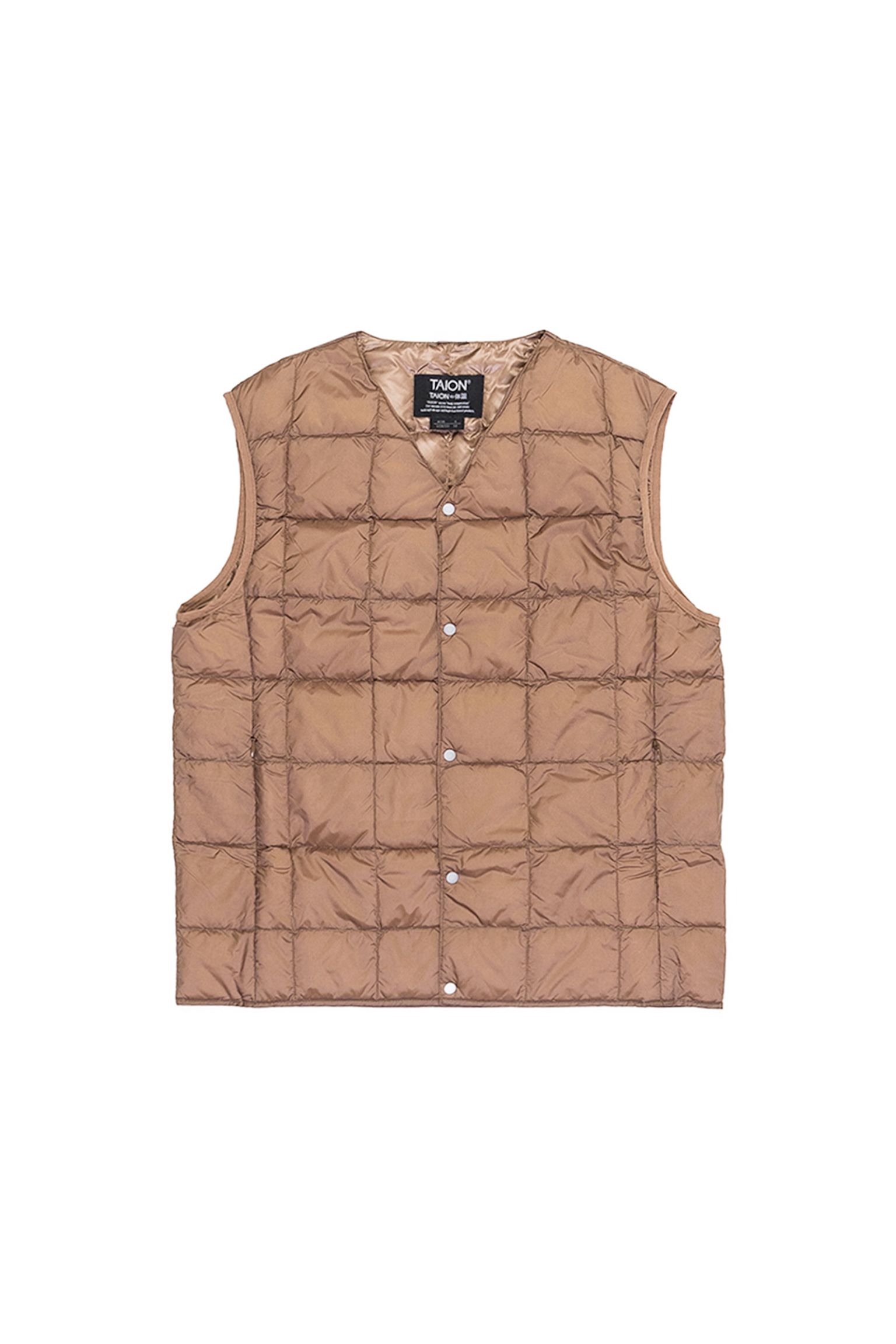 Жилет пуховой V NECK BUTTON DOWN VEST купить
