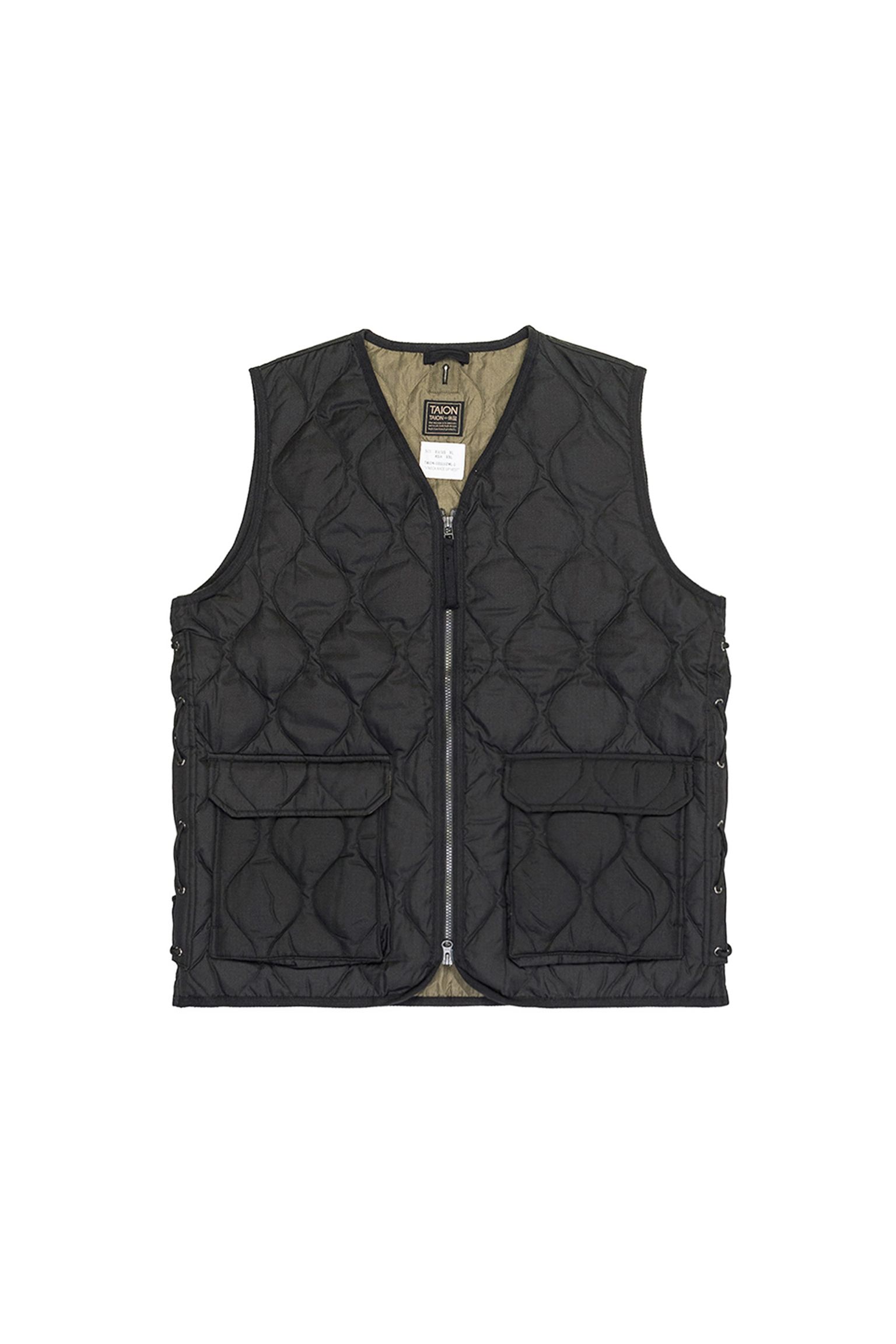 Жилет пуховий MILITARY W-ZIP LACE UP V NECK DOWN VEST купити