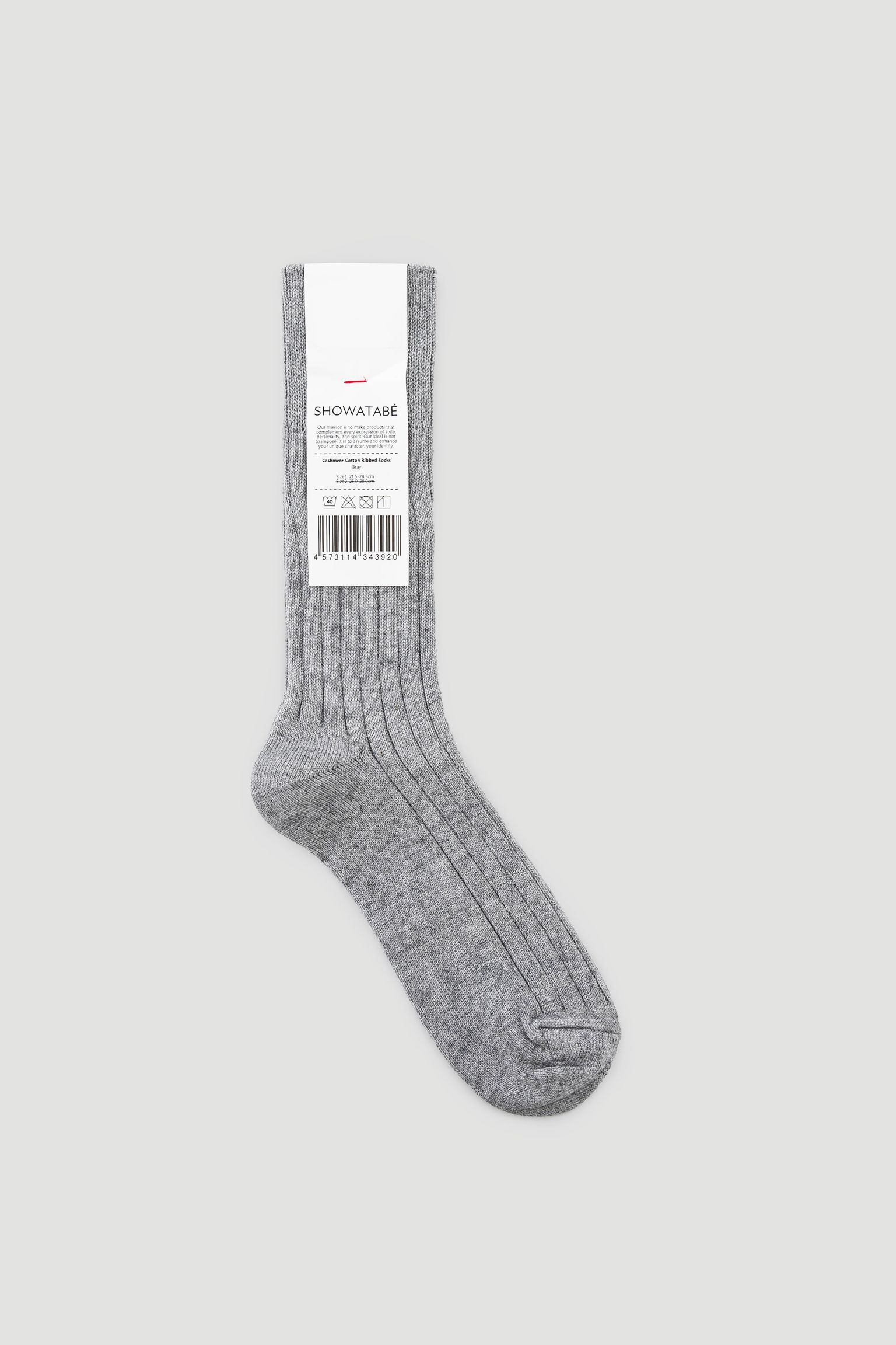 шкарпетки Cashmere Cotton Ribbed Socks