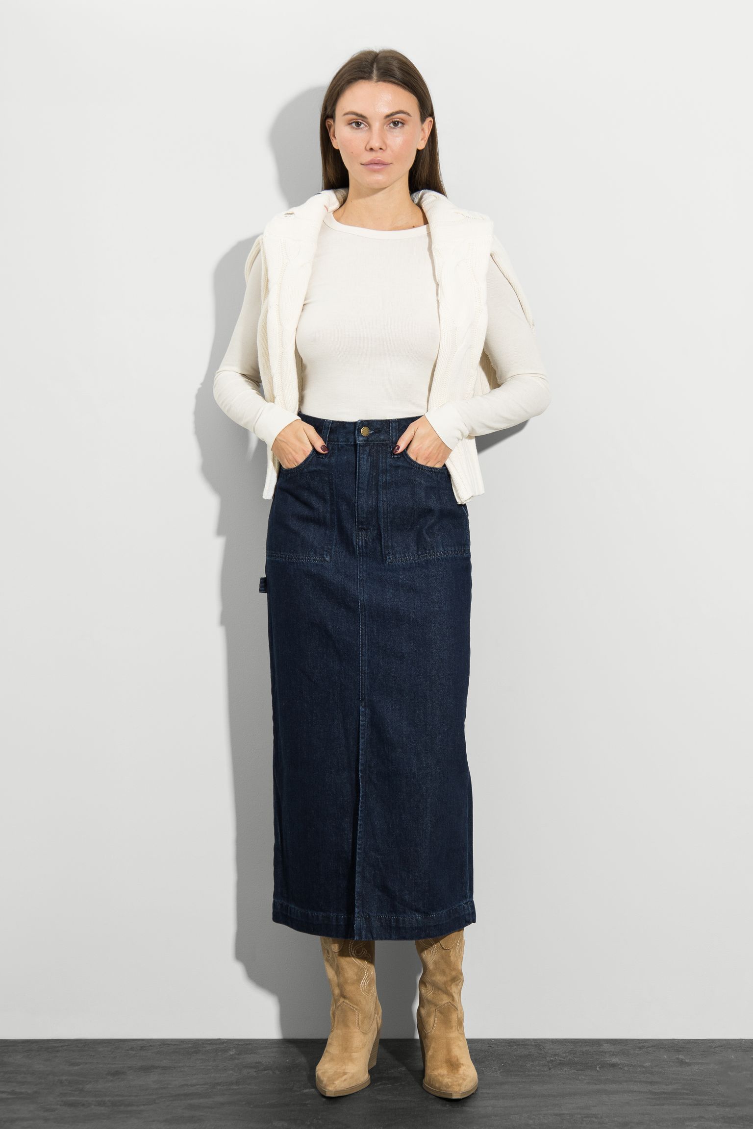 Юбка cassie midi skirt купить в Украине