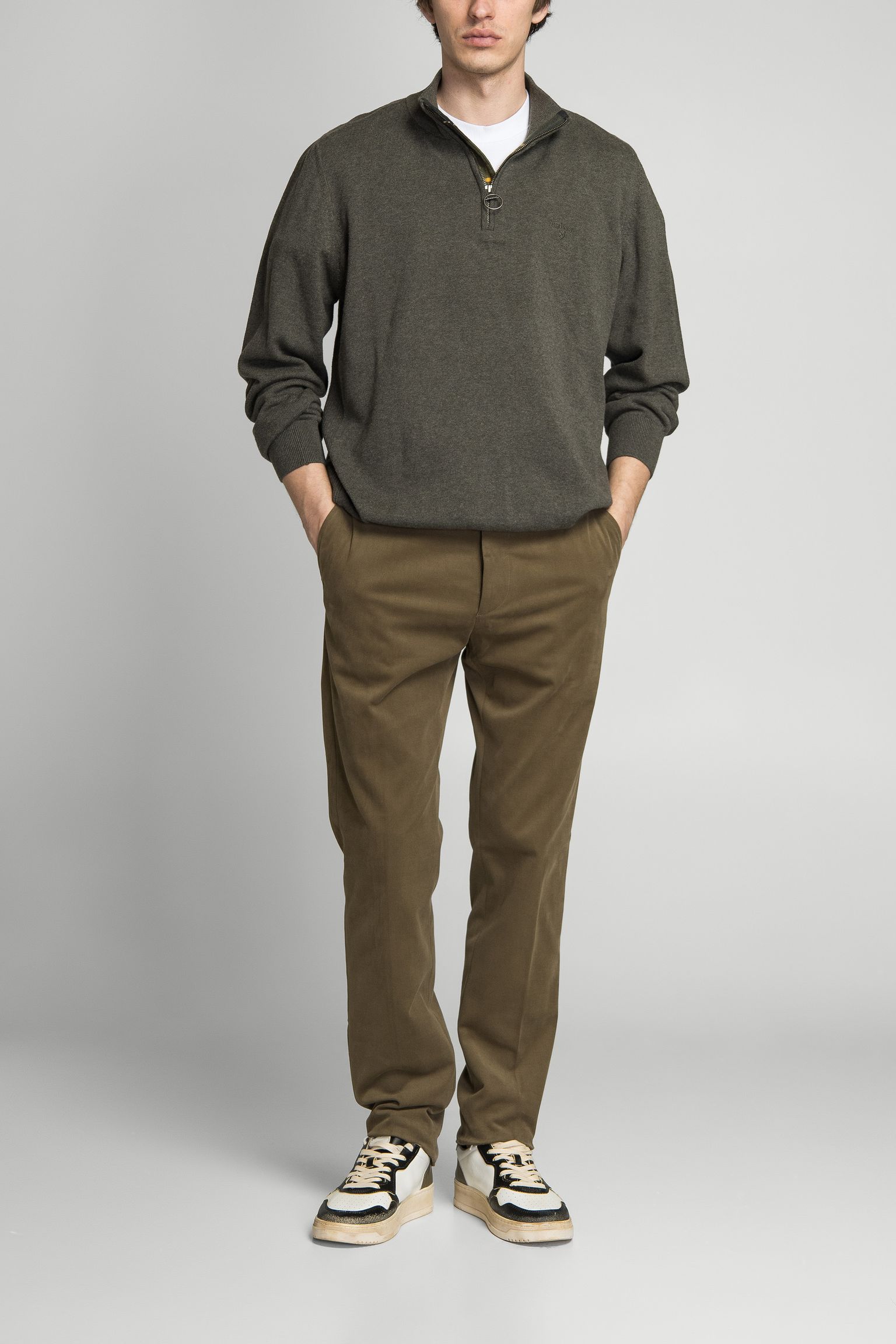 Свитер COTTON HALF ZIP купить в Украине