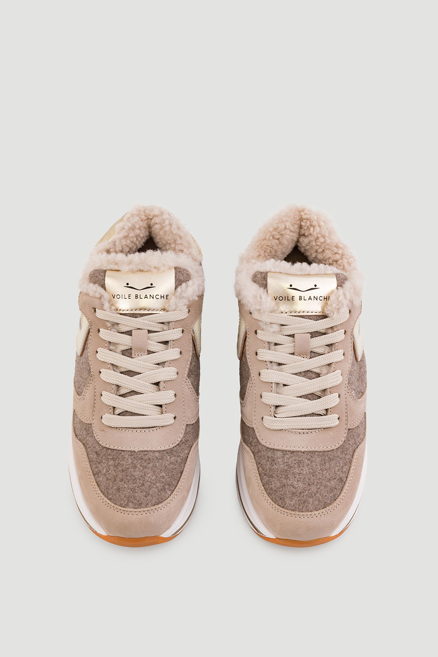 Кросівки MERRY FUR. NUBUCK/FELT NUT