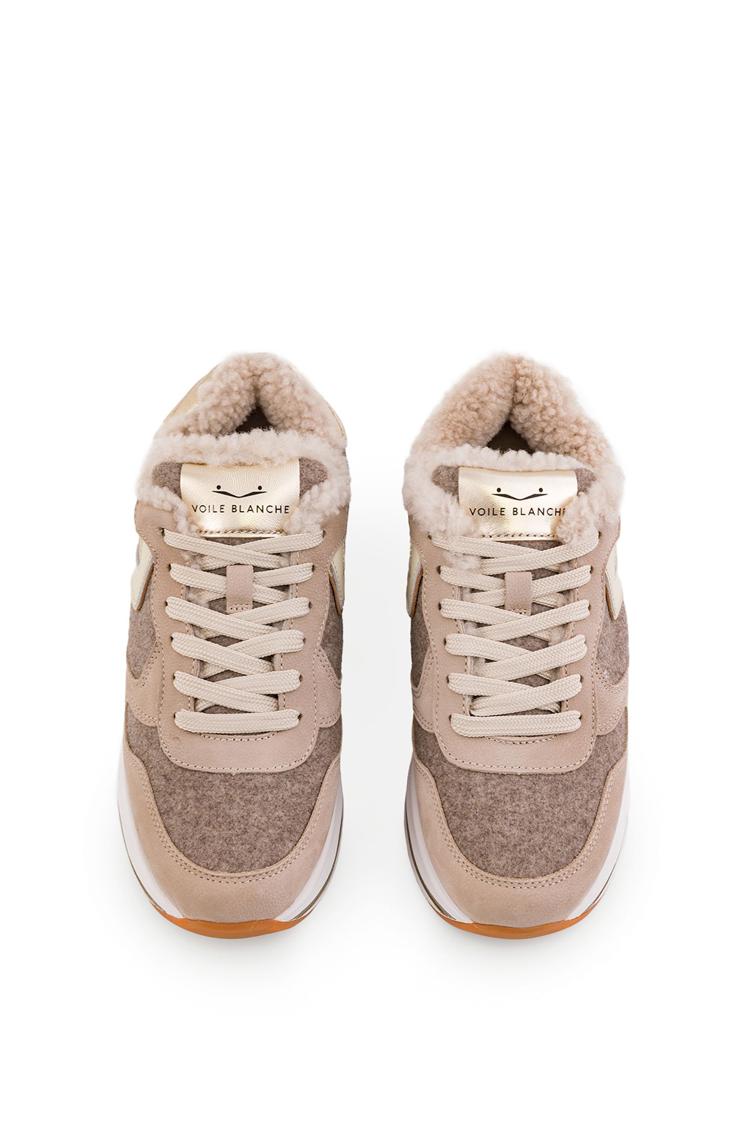 Кроссовки MERRY FUR. NUBUCK/FELT NUT