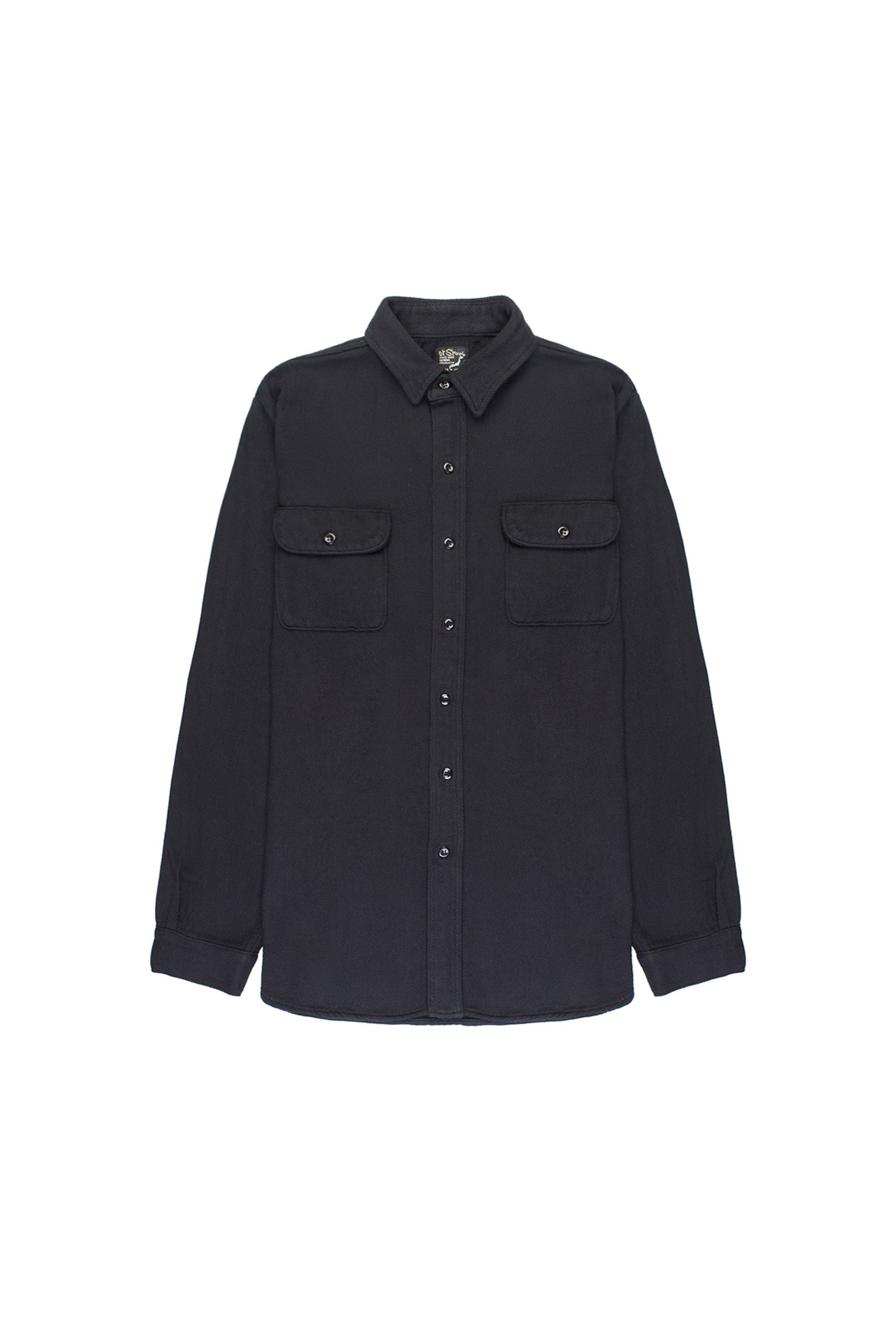 Рубашка VINTAGE FIT BLACK FLANNEL SHIRT