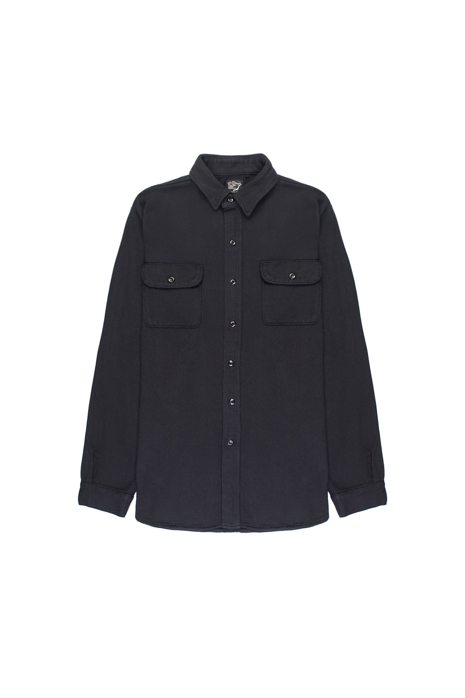 Рубашка VINTAGE FIT BLACK FLANNEL SHIRT купить
