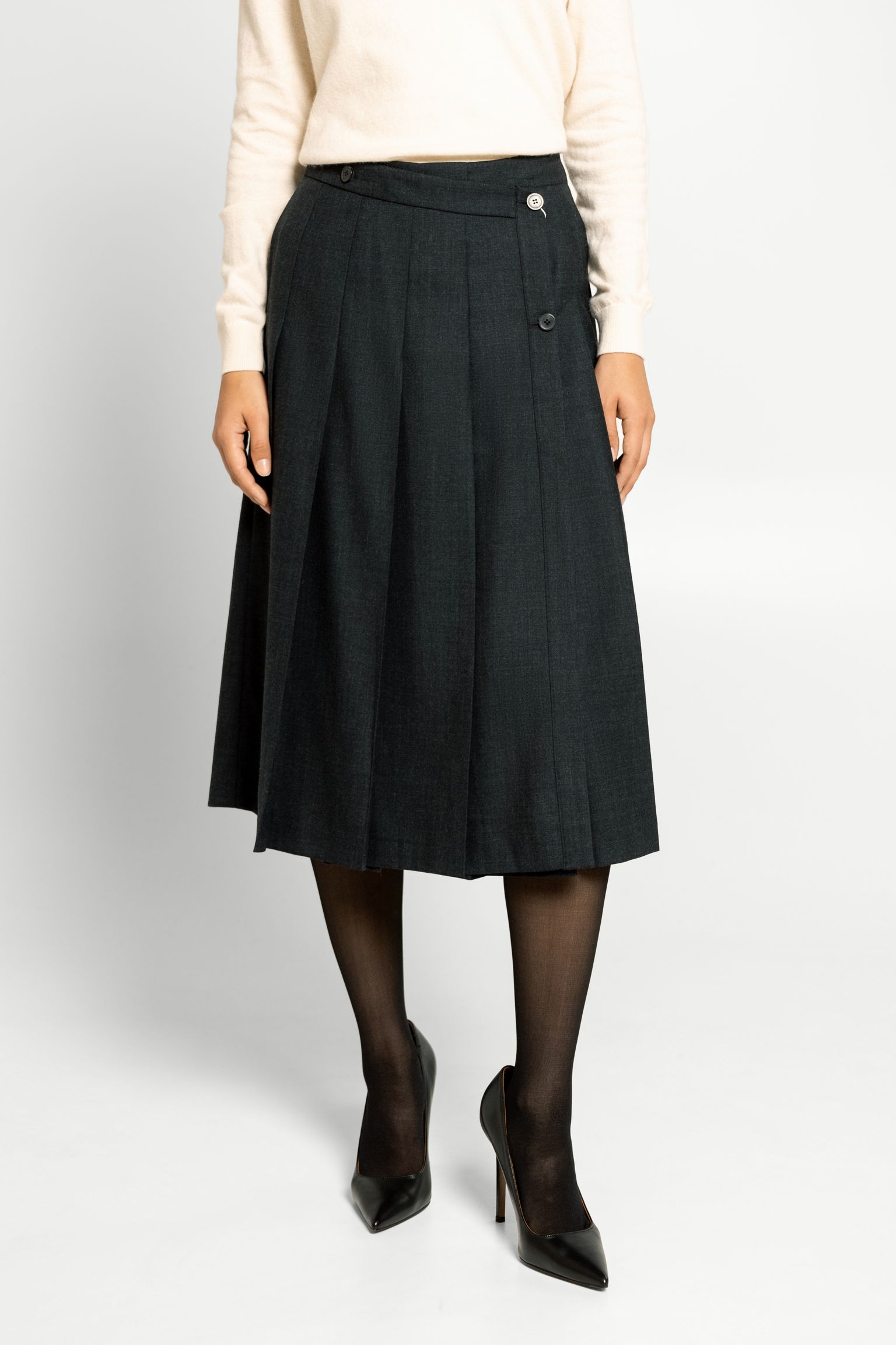 Спідниця PLEATS LONG WRAPPED SKIRT з доставкою