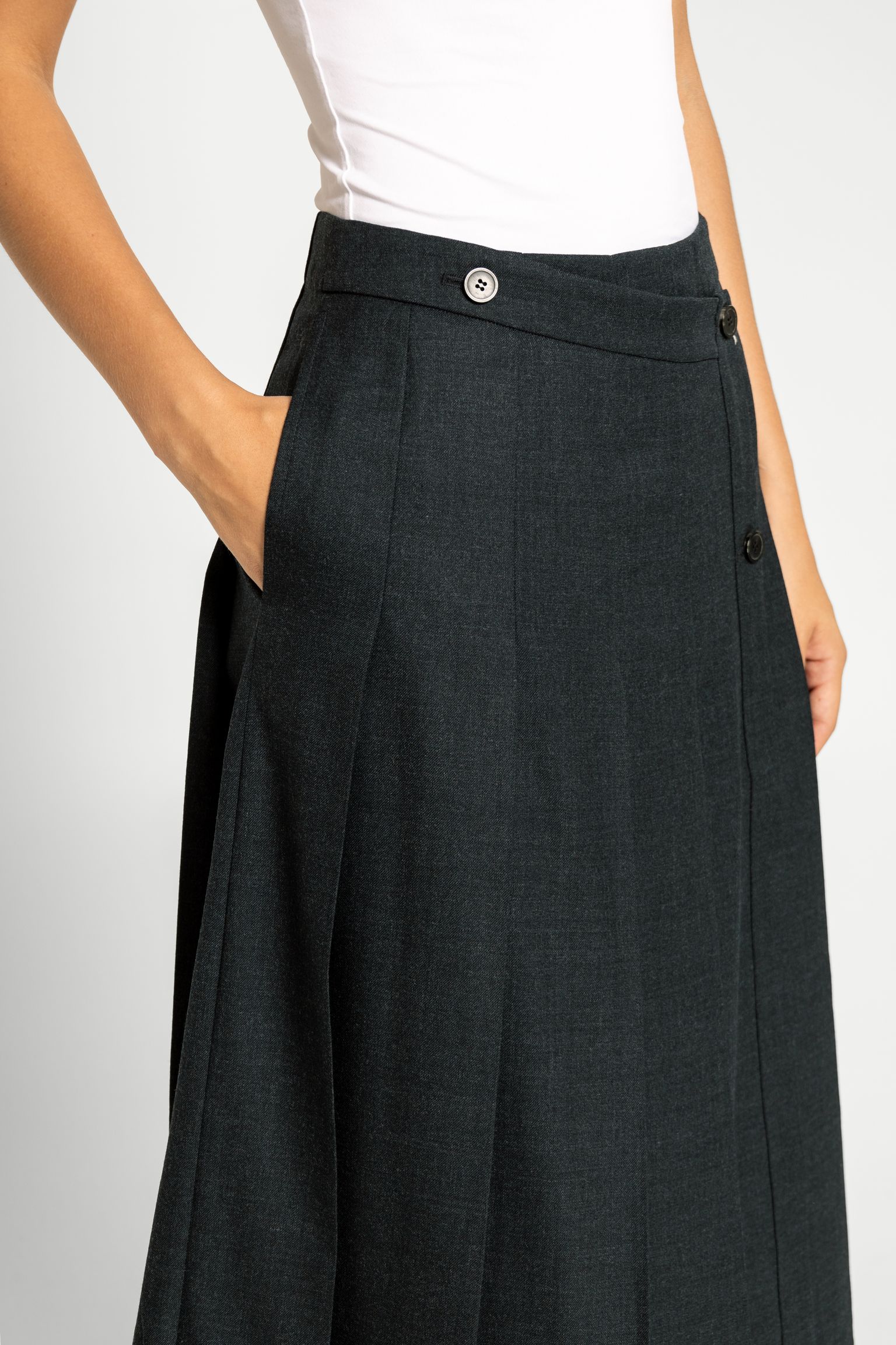 Спідниця PLEATS LONG WRAPPED SKIRT