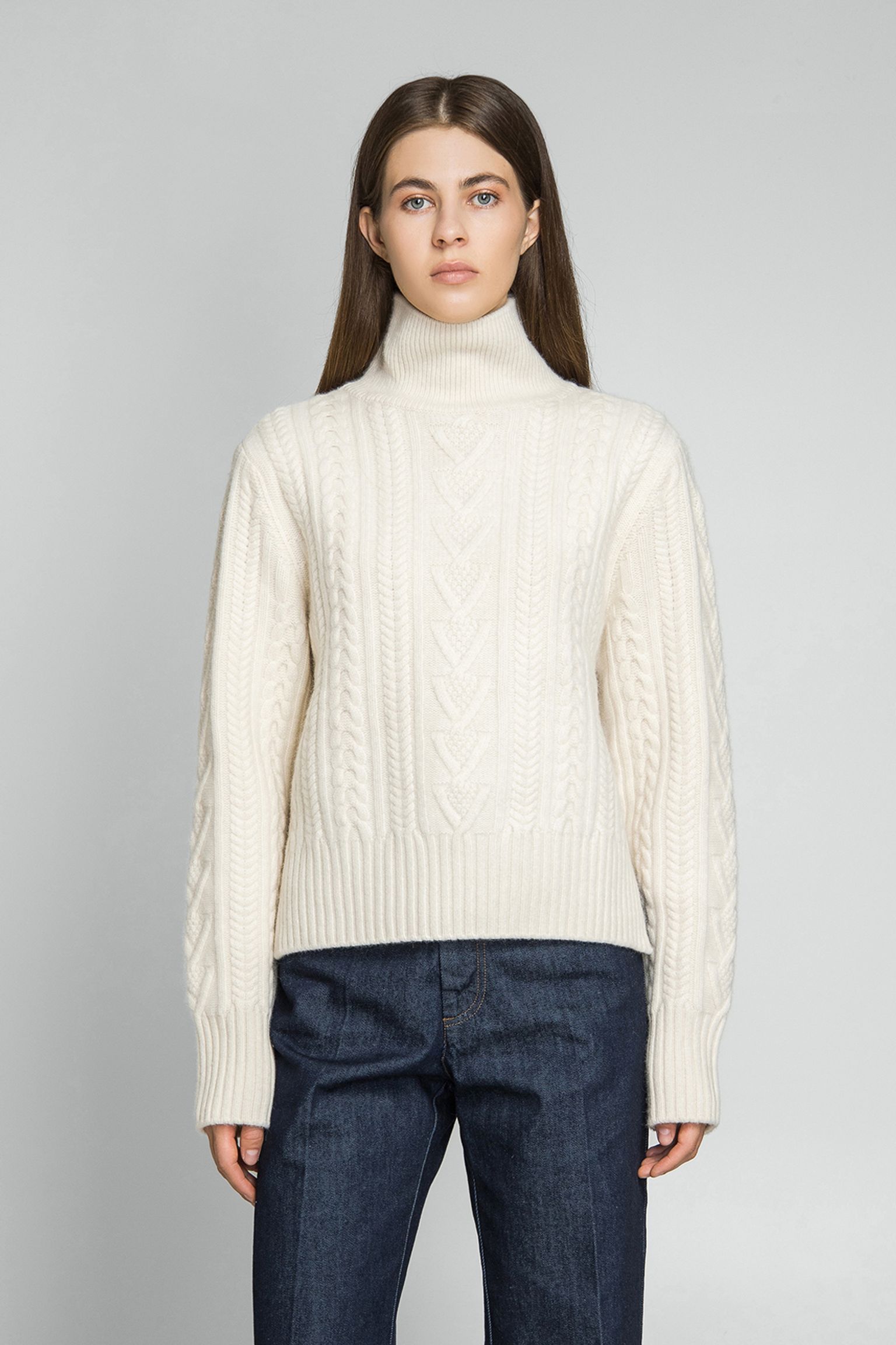 Светр CABLE TURTLE NECK SWEATER